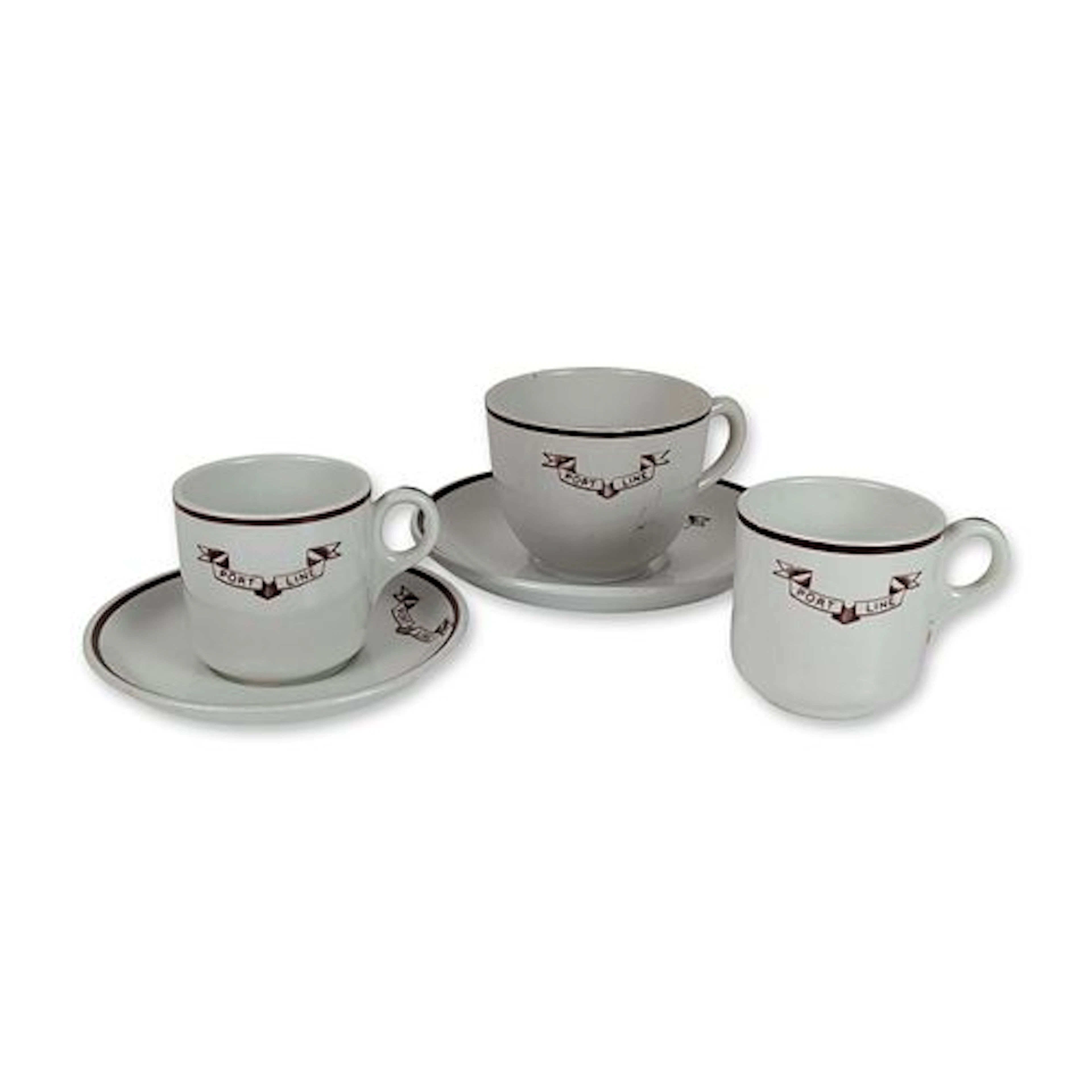 5pc Furnivals and Wood & Sons Port Line Tableware
