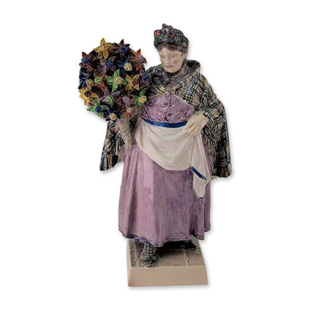 Charles Vyse Chelsea Pottery Figurine, The Windmill Woman