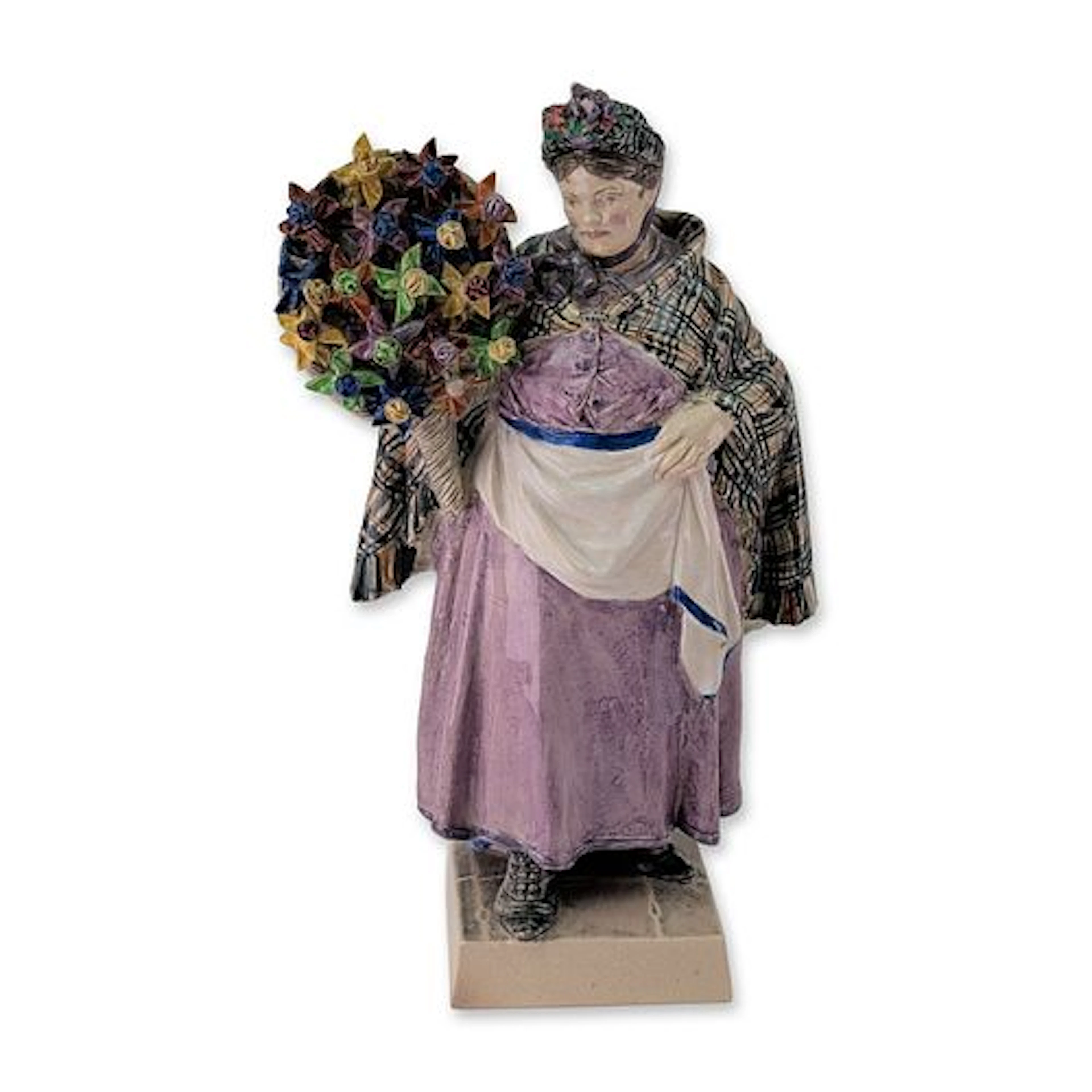 Charles Vyse Chelsea Pottery Figurine, The Windmill Woman