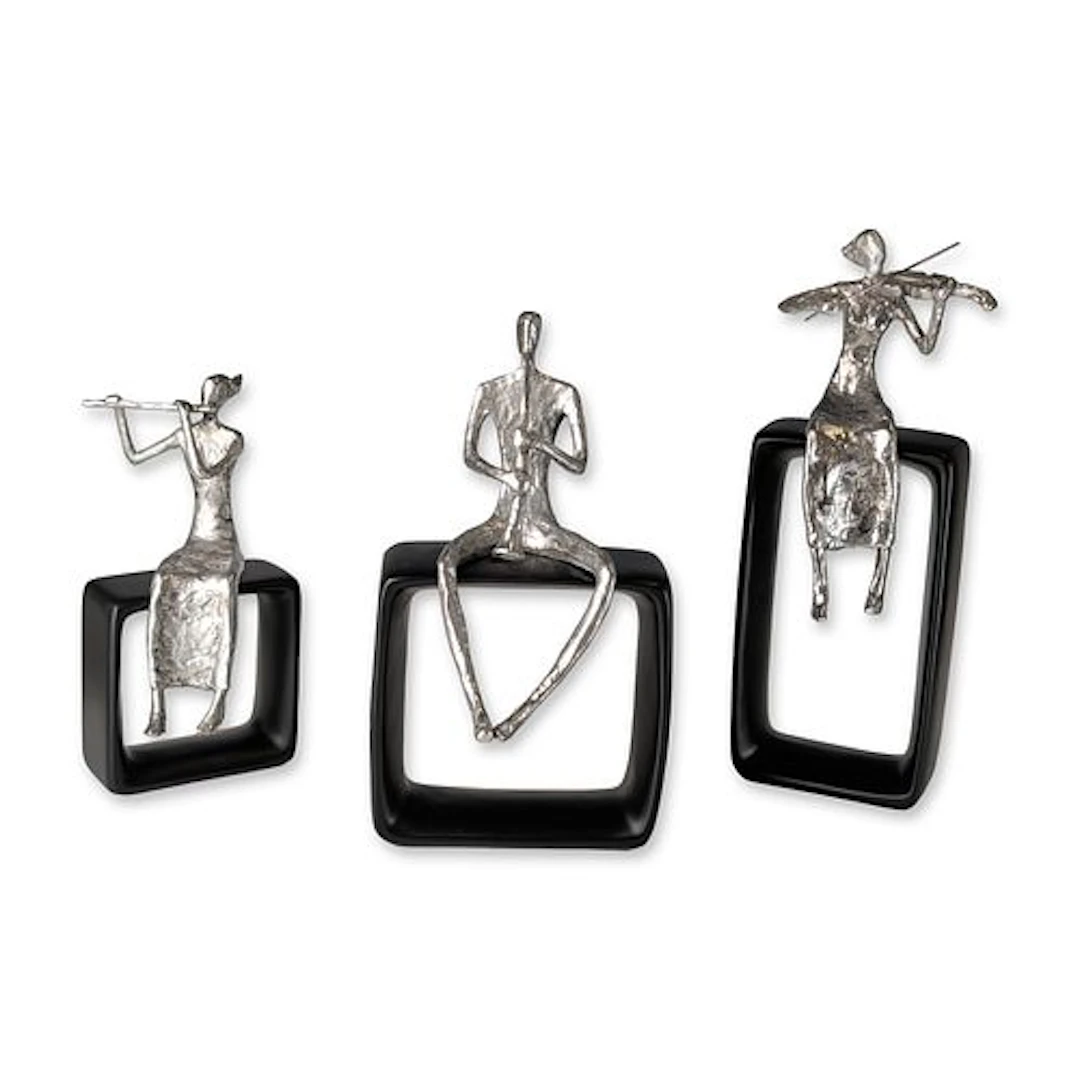 3pc Uttermost Musical Ensemble Figurines