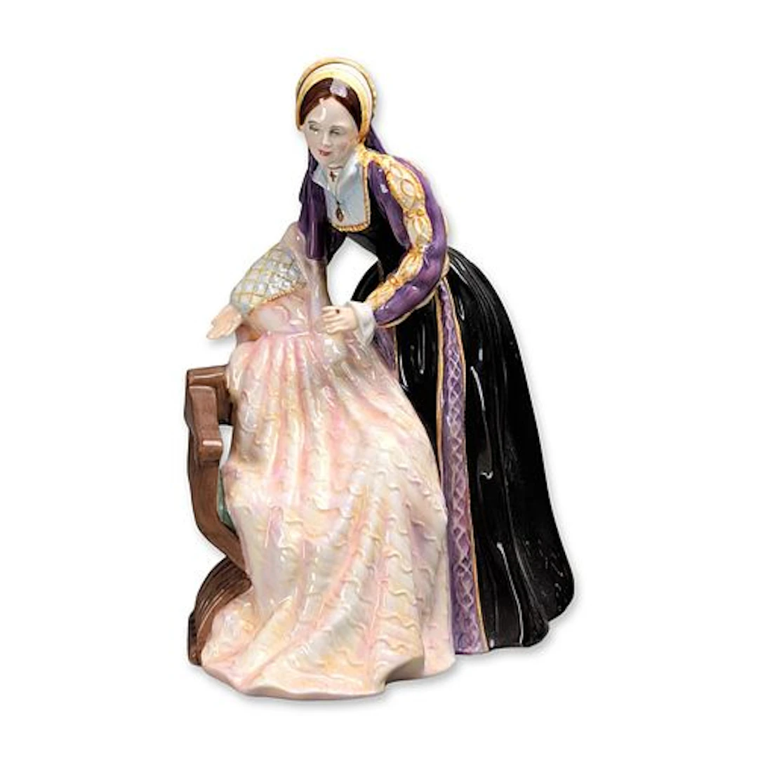 Royal Doulton Six Wives of Henry VIII Porcelain Figurine, Catherine