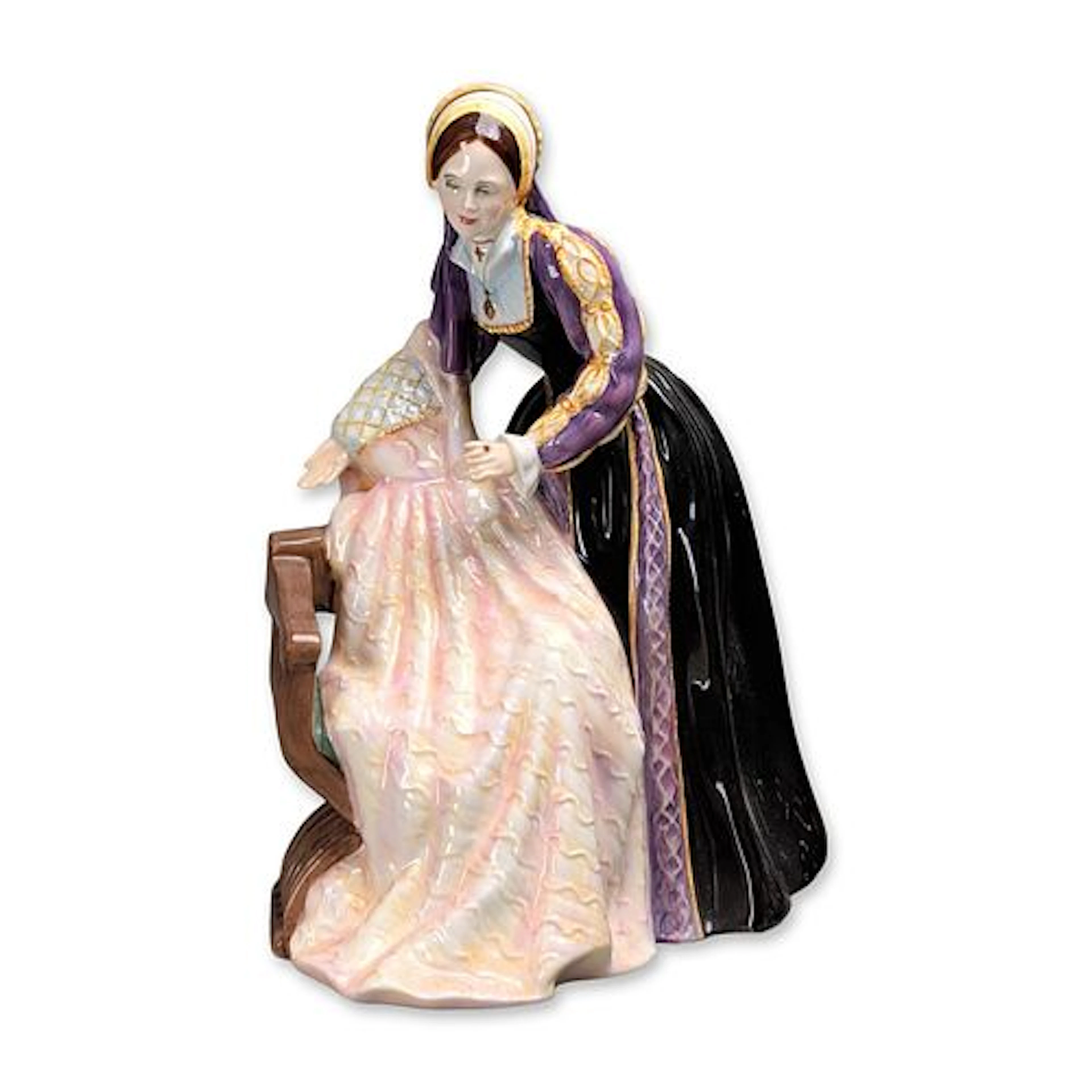 Royal Doulton Six Wives of Henry VIII Porcelain Figurine, Catherine