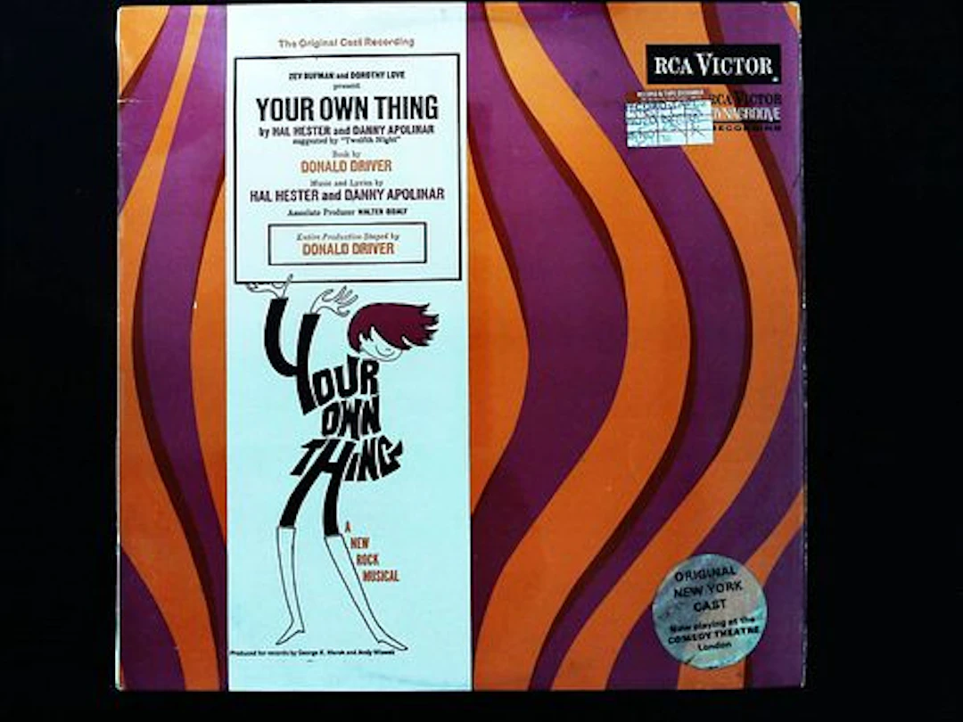 Your Own Thing Original Cast Recording Vinyl LP RCA Victor SF 7972 1968