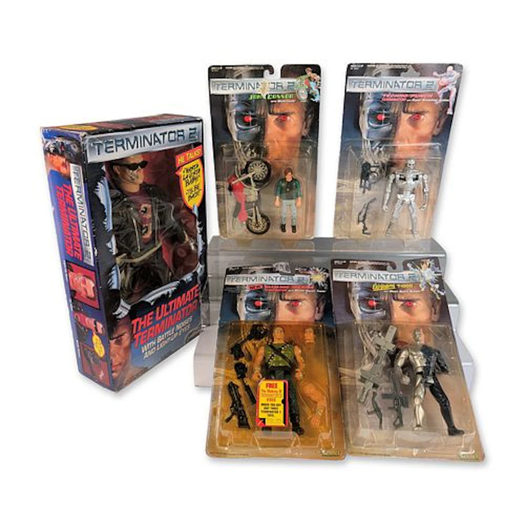 5pc Collection of Kenner Terminator 2 Judgment Day Action Figures