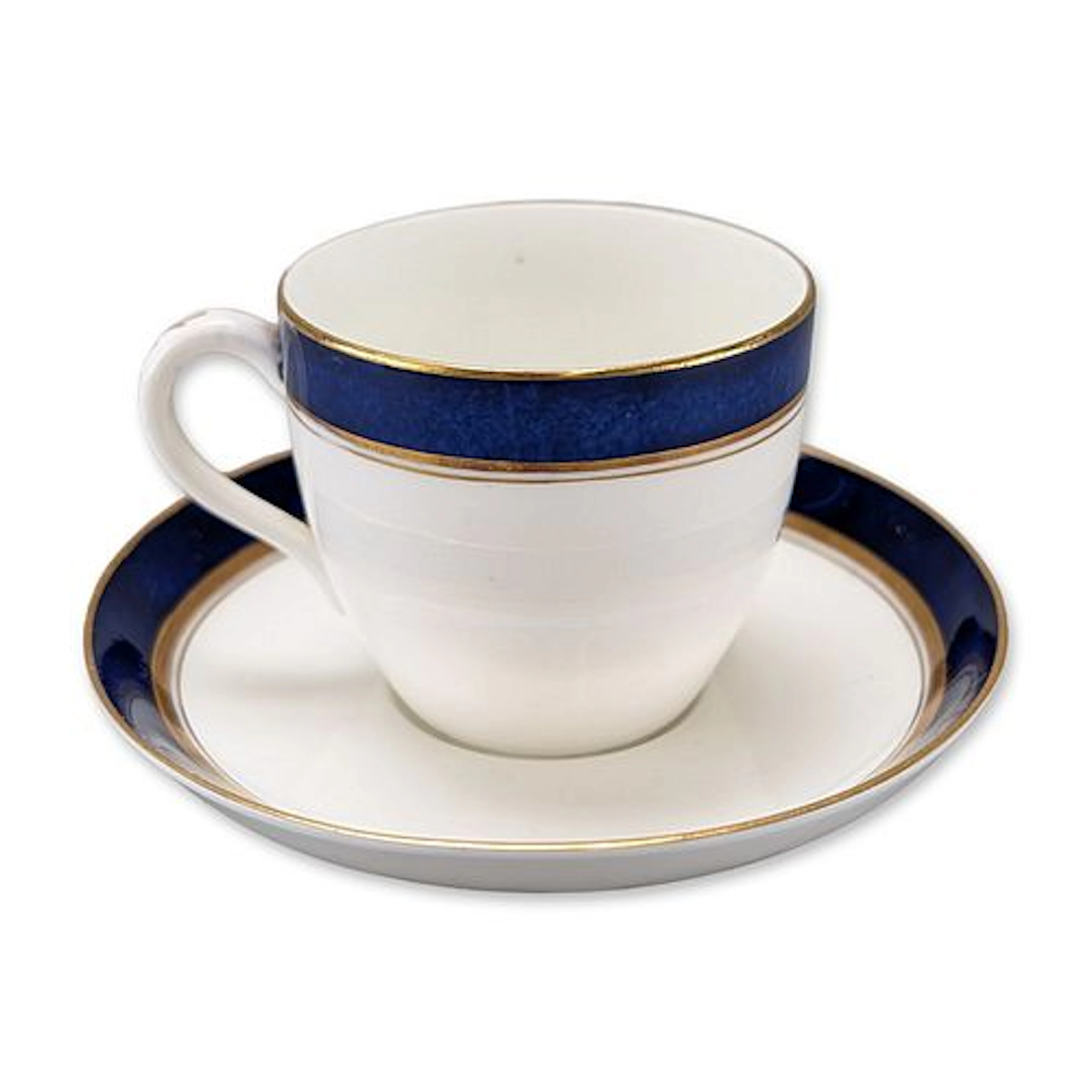 2pc Royal Mail Porcelain Demitasse and Saucer Set