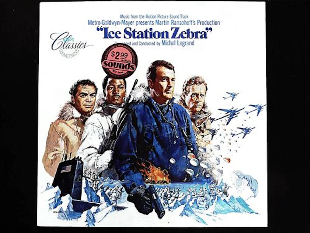 Michel Legrand. Ice Station Zebra. MCA Records, 1988. Reissue LP Record