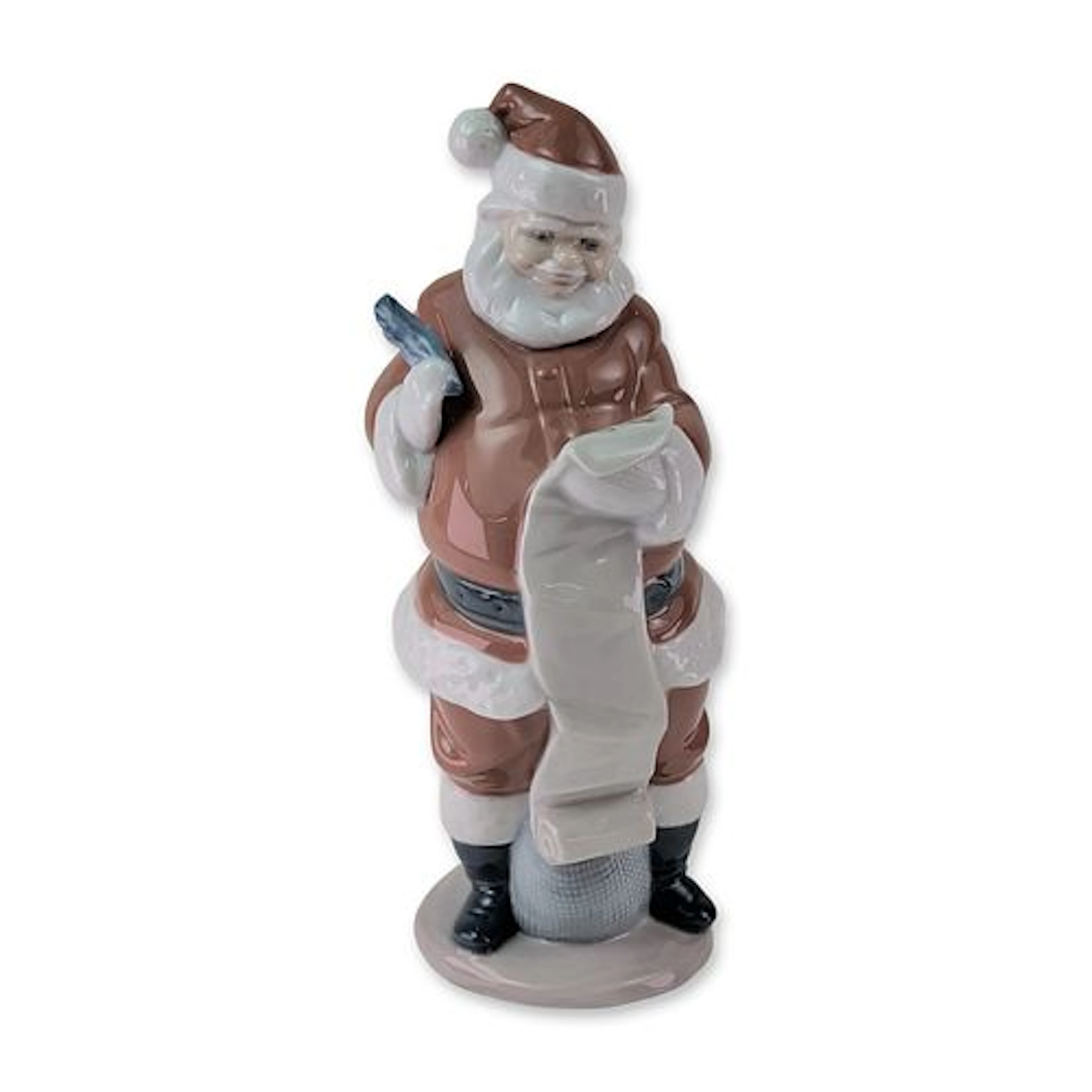 Lladro Santa Claus Porcelain Figurine Santas List 6657