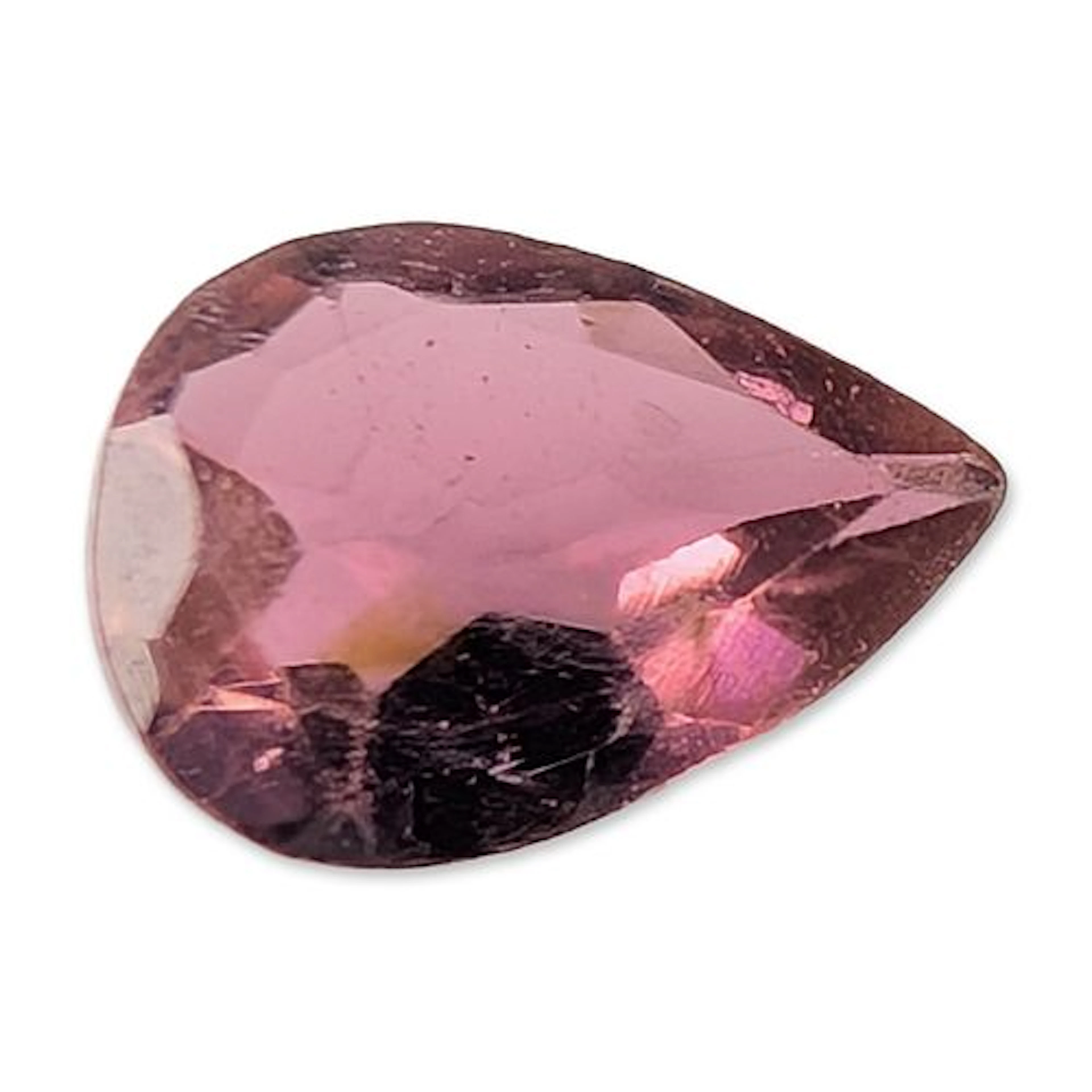 Faceted Pear Cut Pink Tourmaline