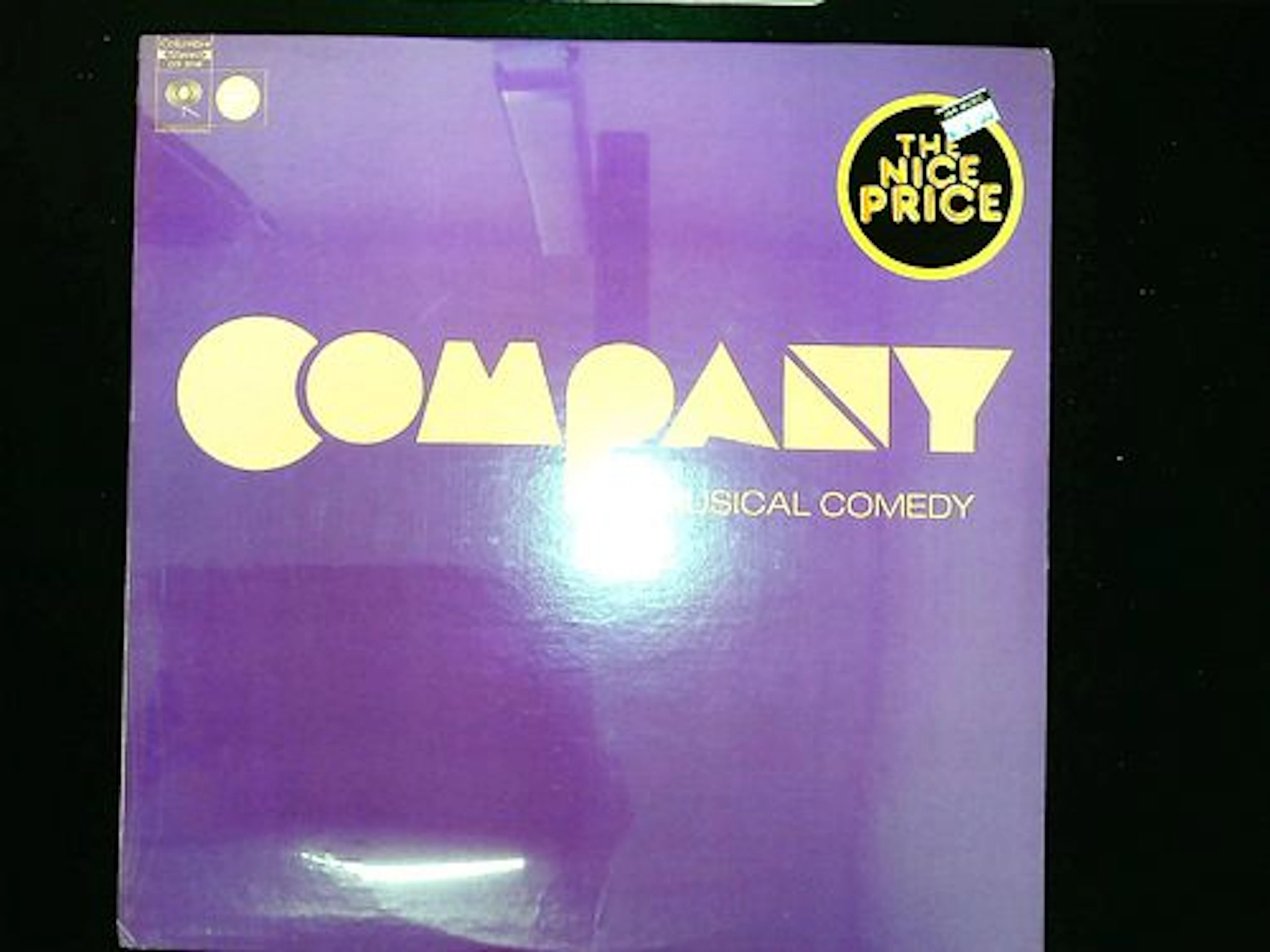 Company Original Broadway Cast Recording Stephen Sondheim Columbia