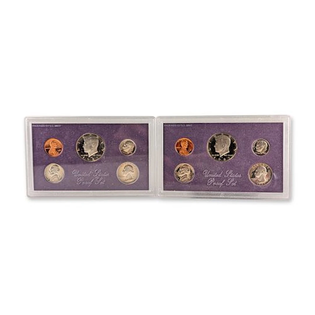 2pc 1987 S US Mint Five-Coin Proof Sets