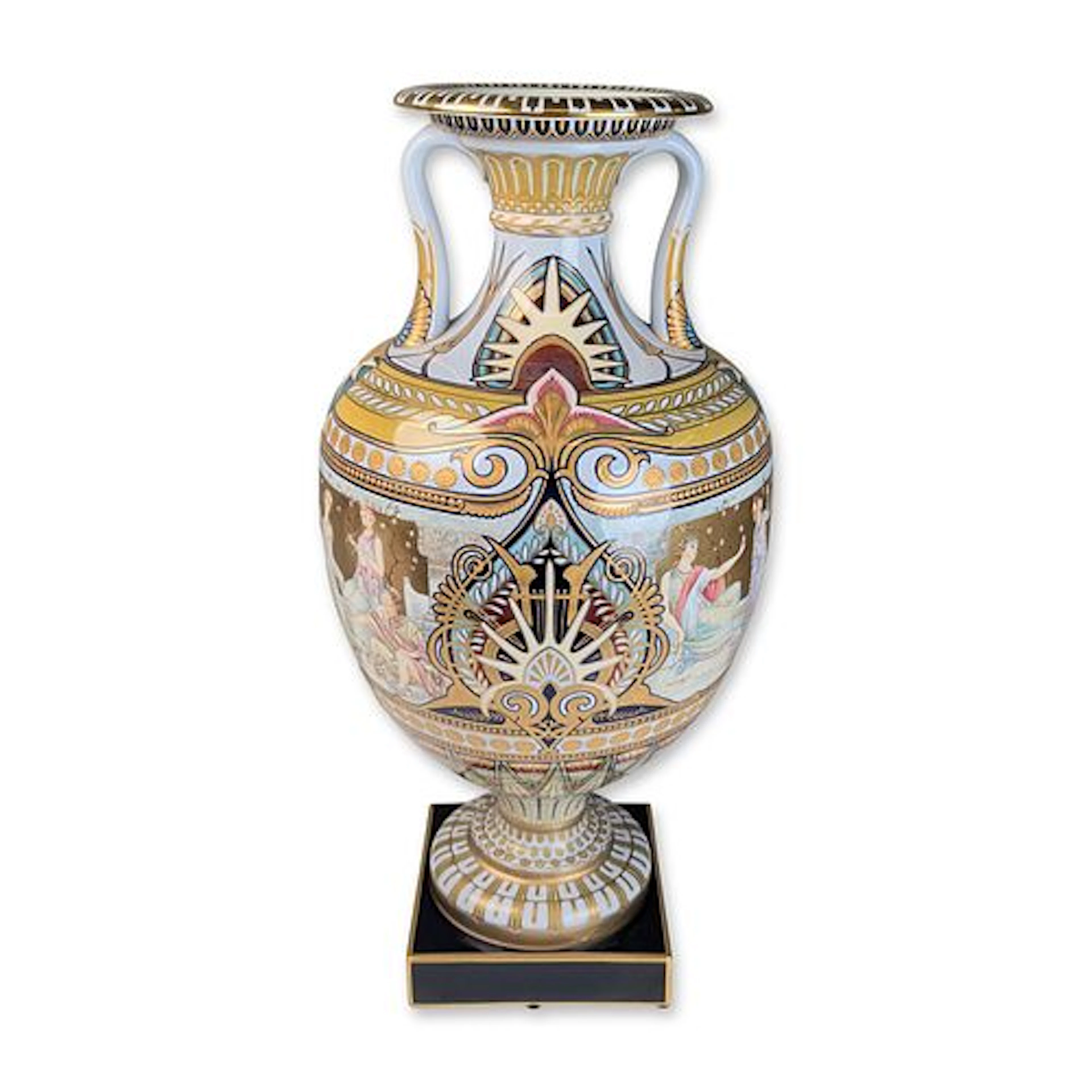 Minton Bicentenary Porcelain Paris Exhibition Reproduction Vase