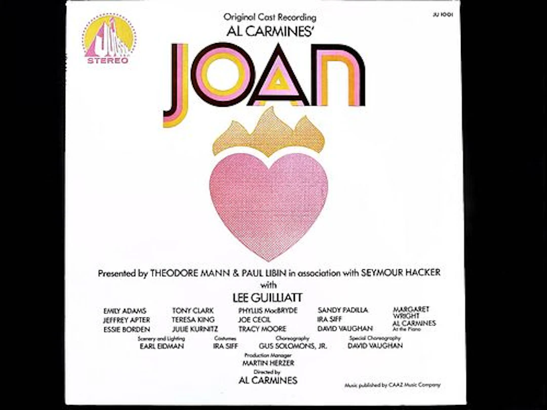 Original Cast Recording, Al Carmines' Joan LP Record