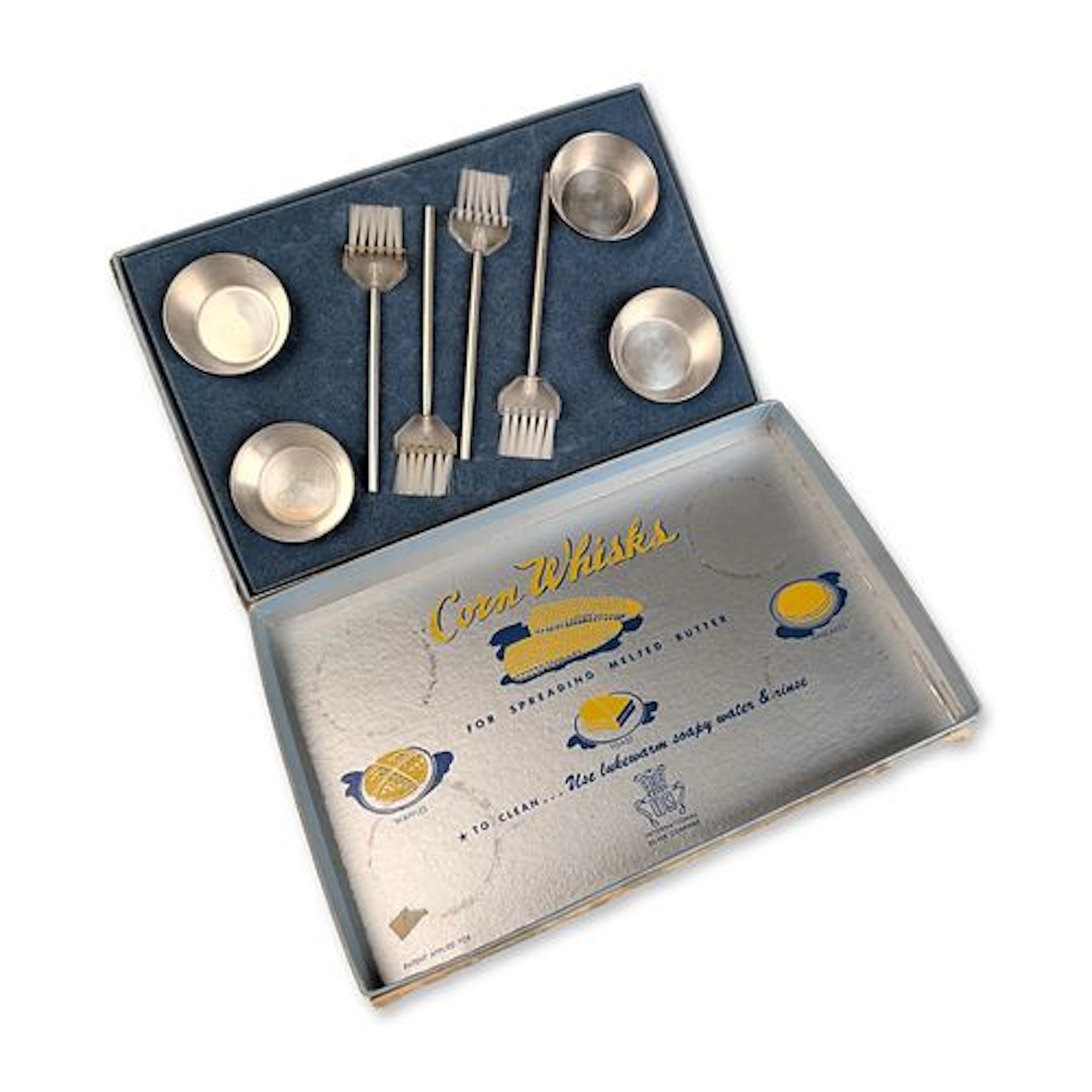 International Silver Company Silver Plated Corn Whisks Set