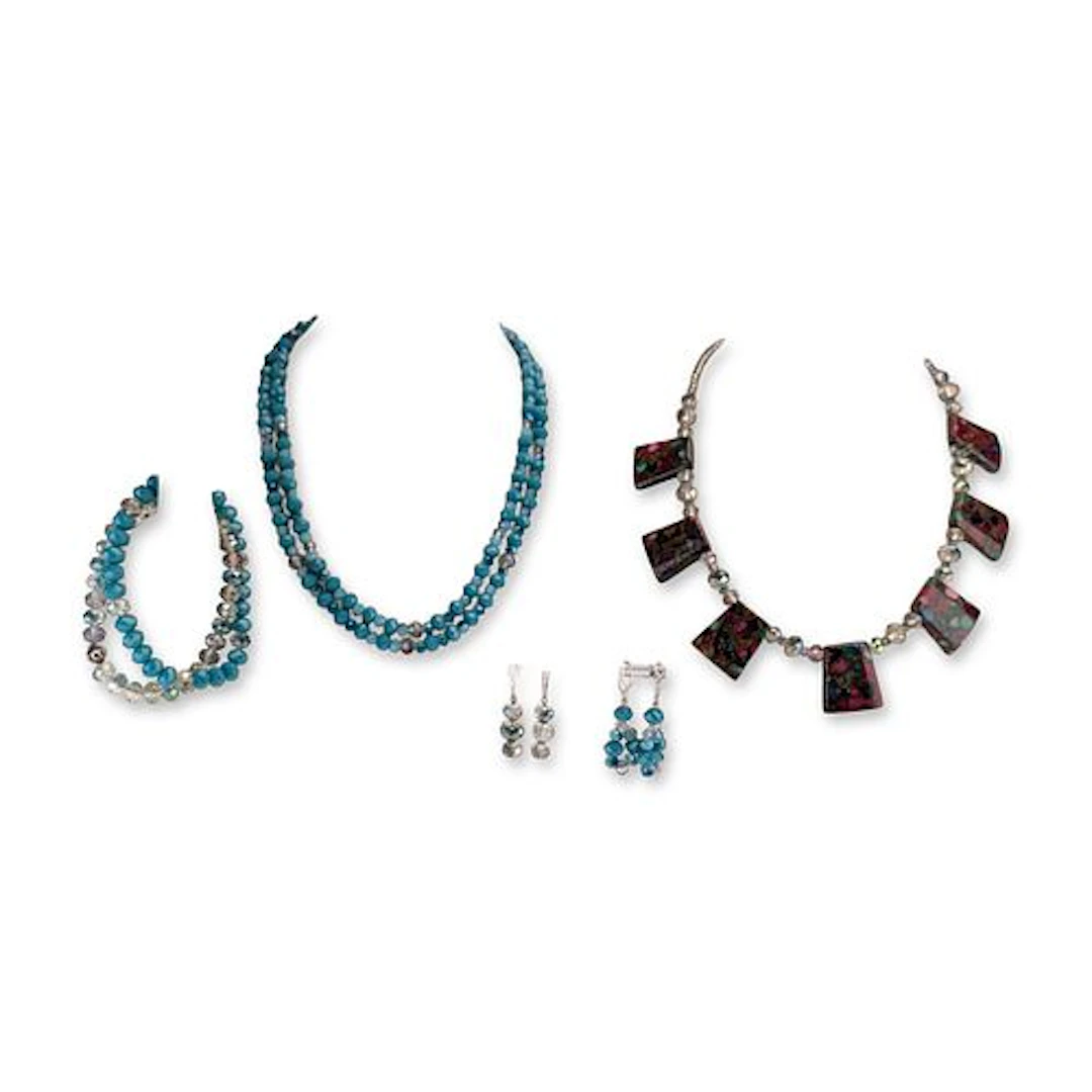 6pc Collection of Contemporary Beaded Jewelry