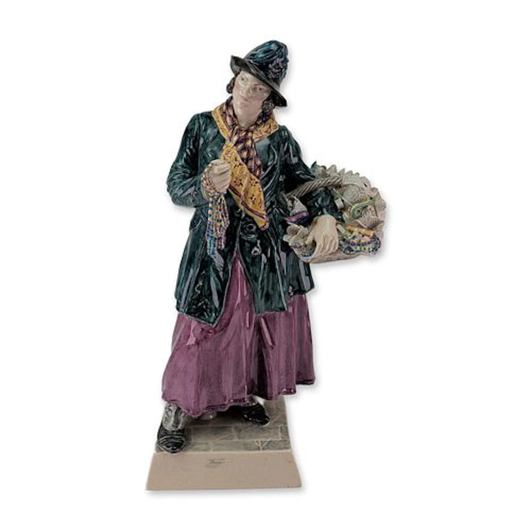 Charles Vyse Chelsea Pottery Figurine, The Pedlar