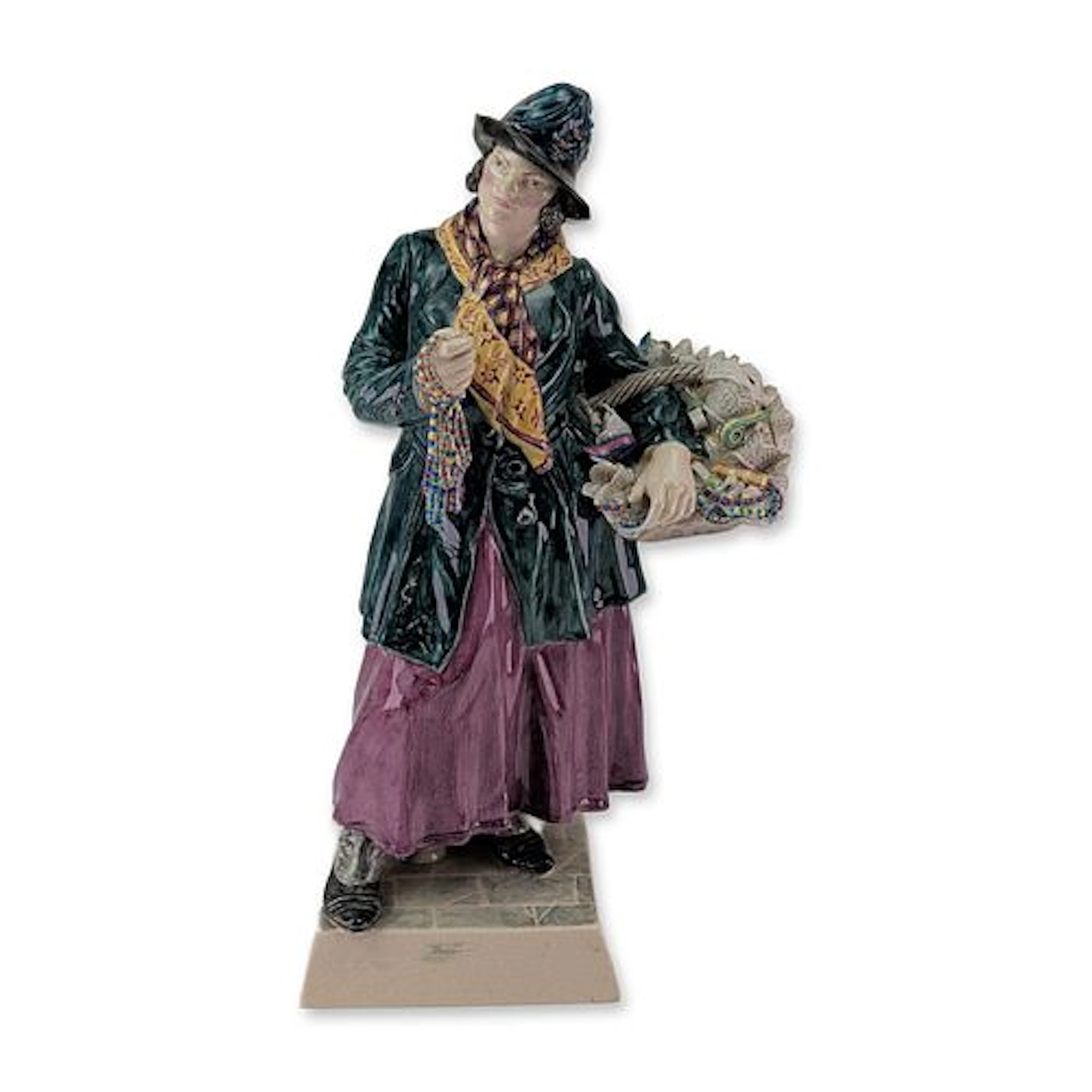 Charles Vyse Chelsea Pottery Figurine, The Pedlar