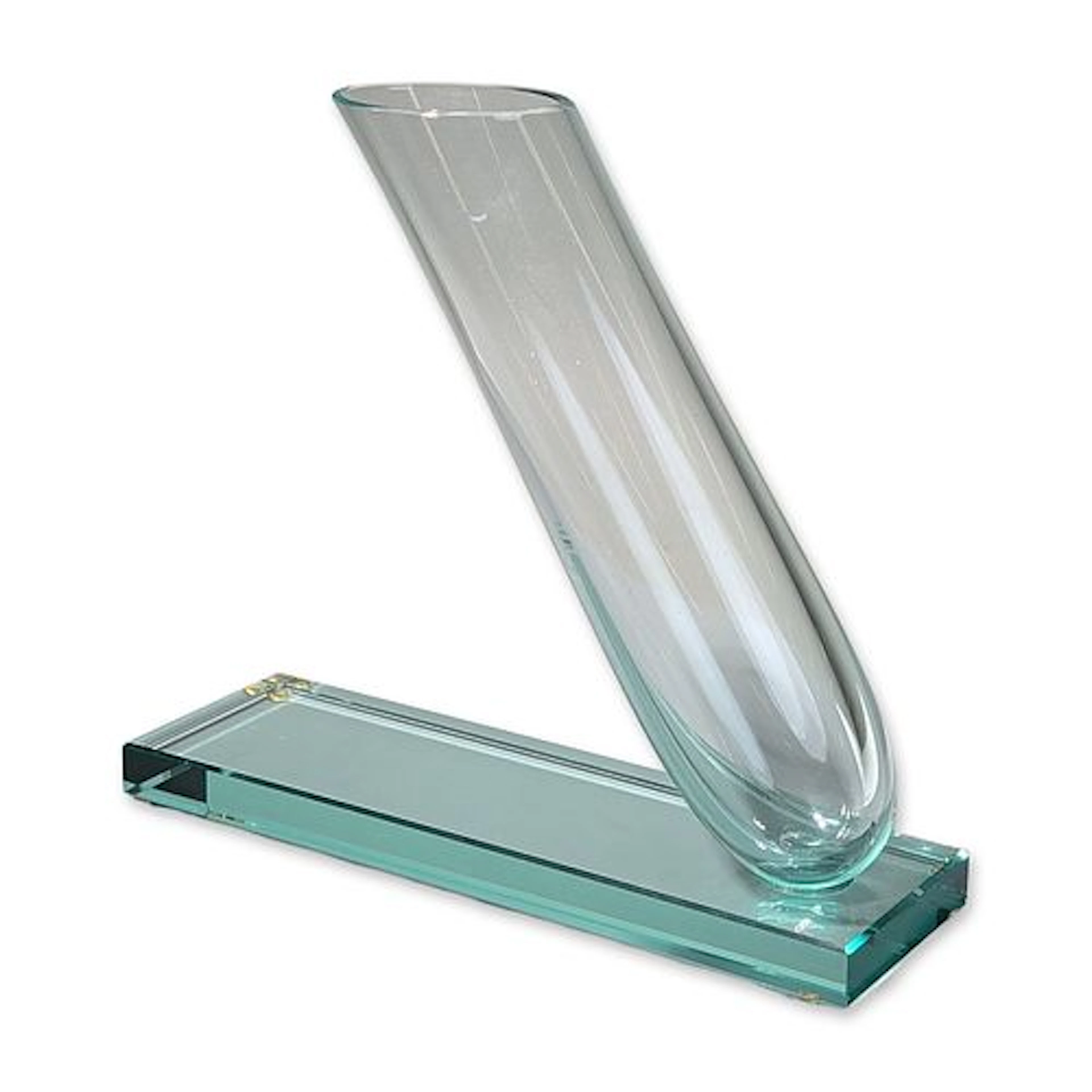 Stephen Schlanser Modernist Art Glass Vase