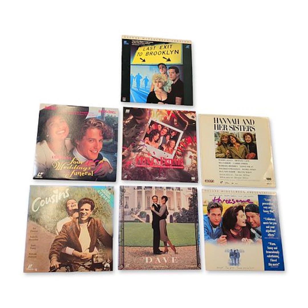 A Collection of Seven LaserDisc Films Featuring Widescreen and Deluxe