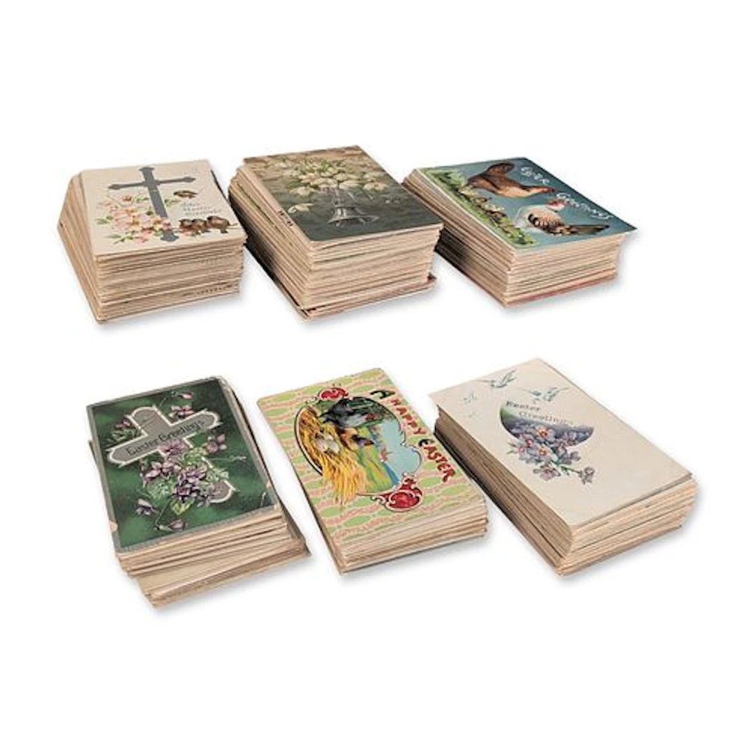 Collection of Early 20th Century Easter Holiday Postcards