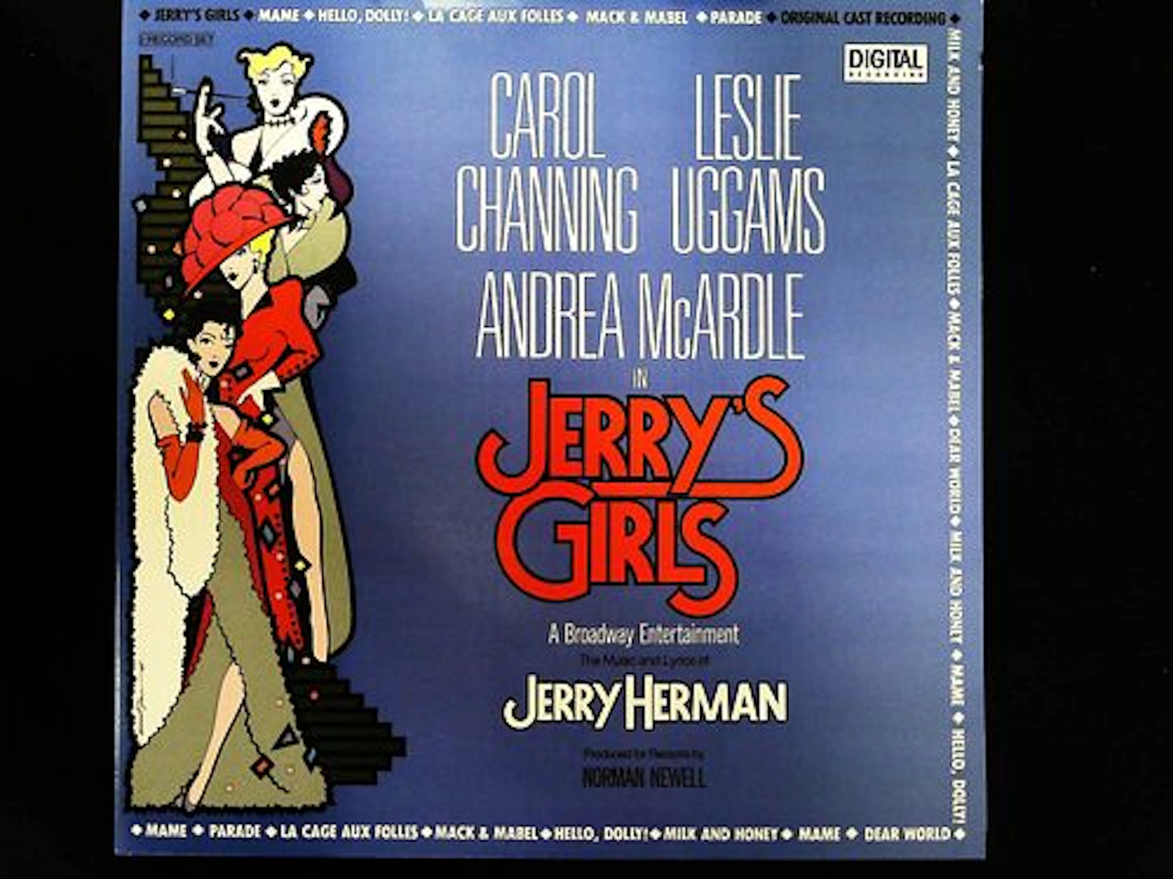 Jerry's Girls Original Cast Recording Double LP Set 1986 Polydor