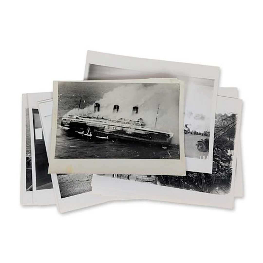11pc Collection of Agence Trampus MS L'Atlantique Photographs
