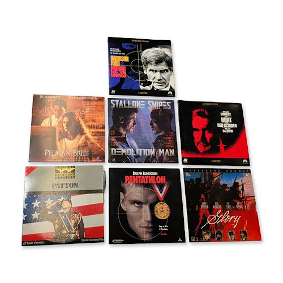 A Collection of Seven LaserDisc Motion Picture Releases Including