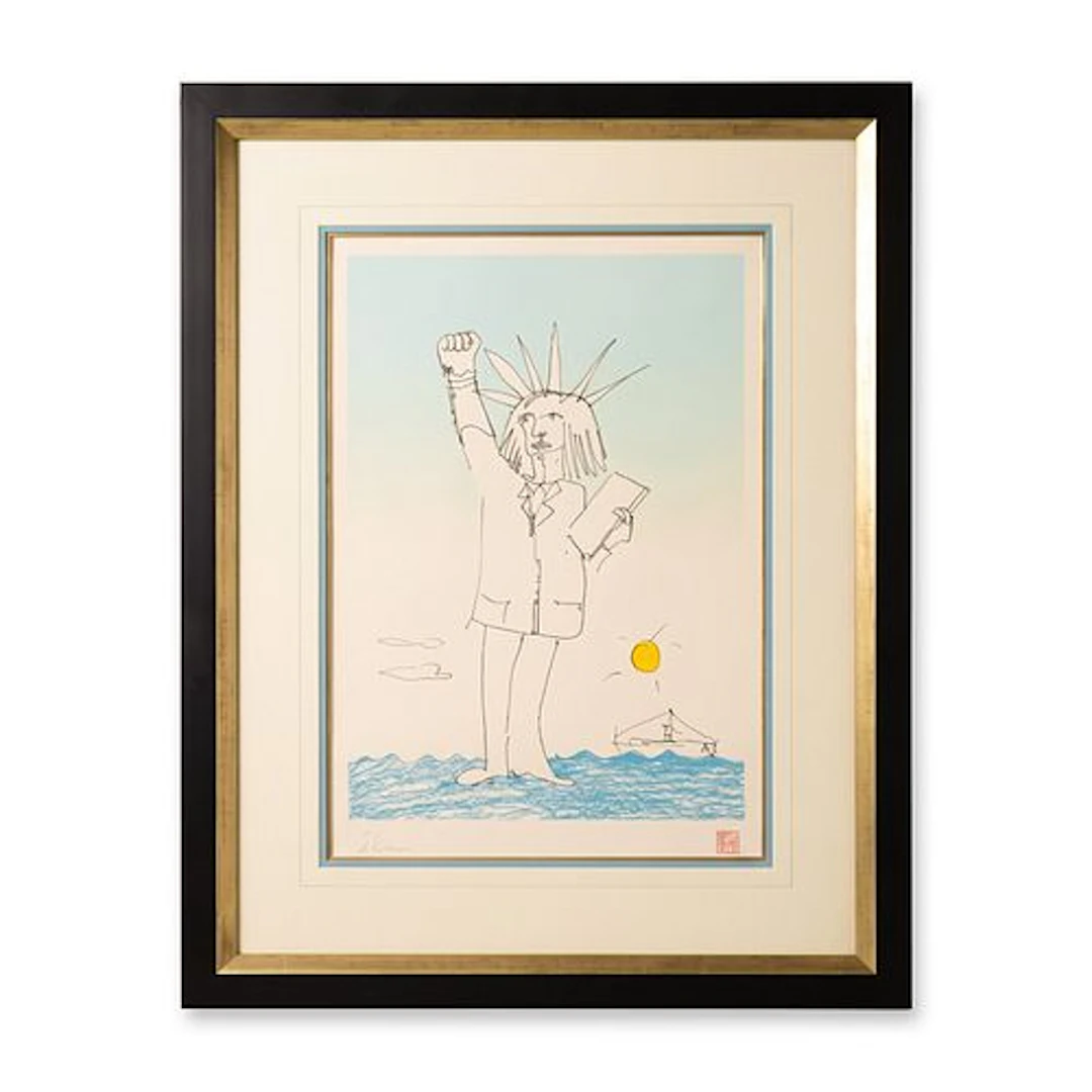 John Lennon (British, 1940-1980) Power to The People Serigraph from