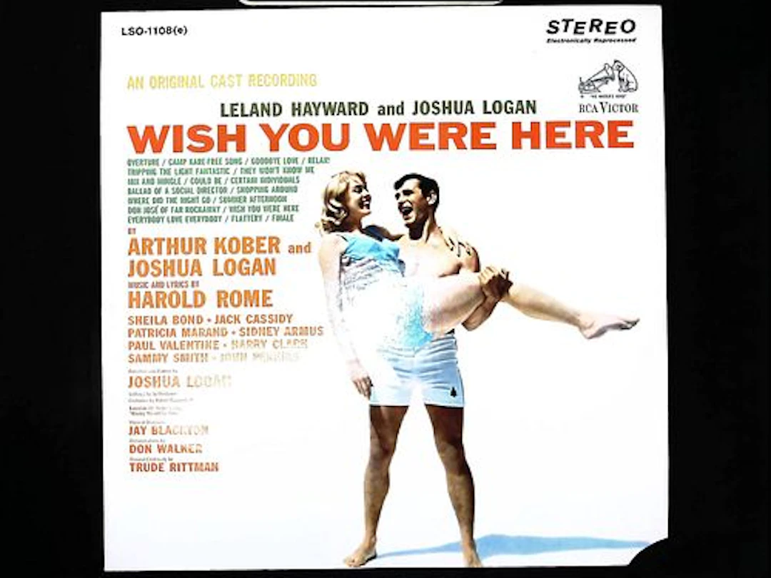 Wish You Were Here Original Cast Recording RCA Victor Vinyl LP