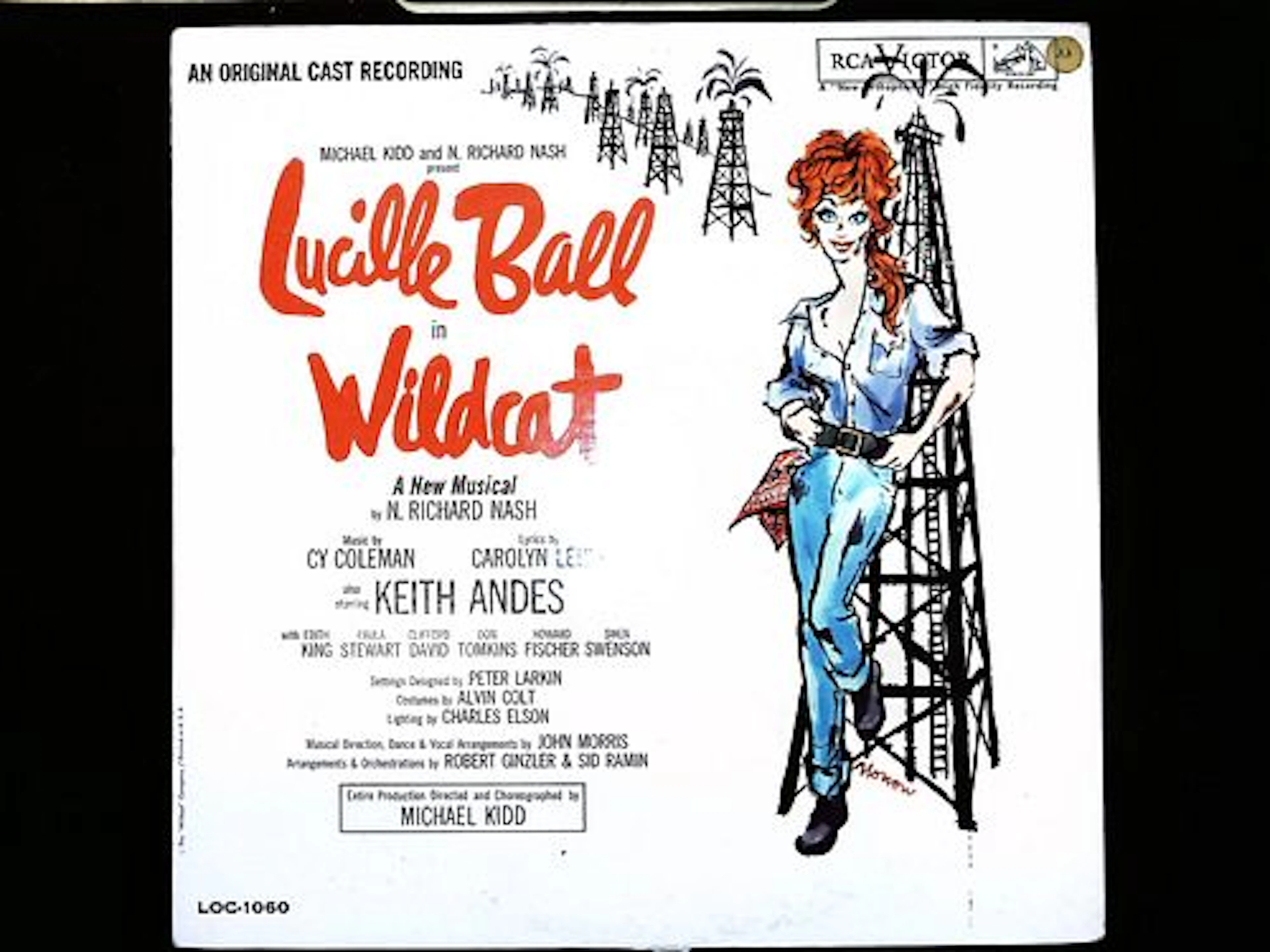 Lucille Ball Wildcat Original Broadway Cast Recording Vinyl Record