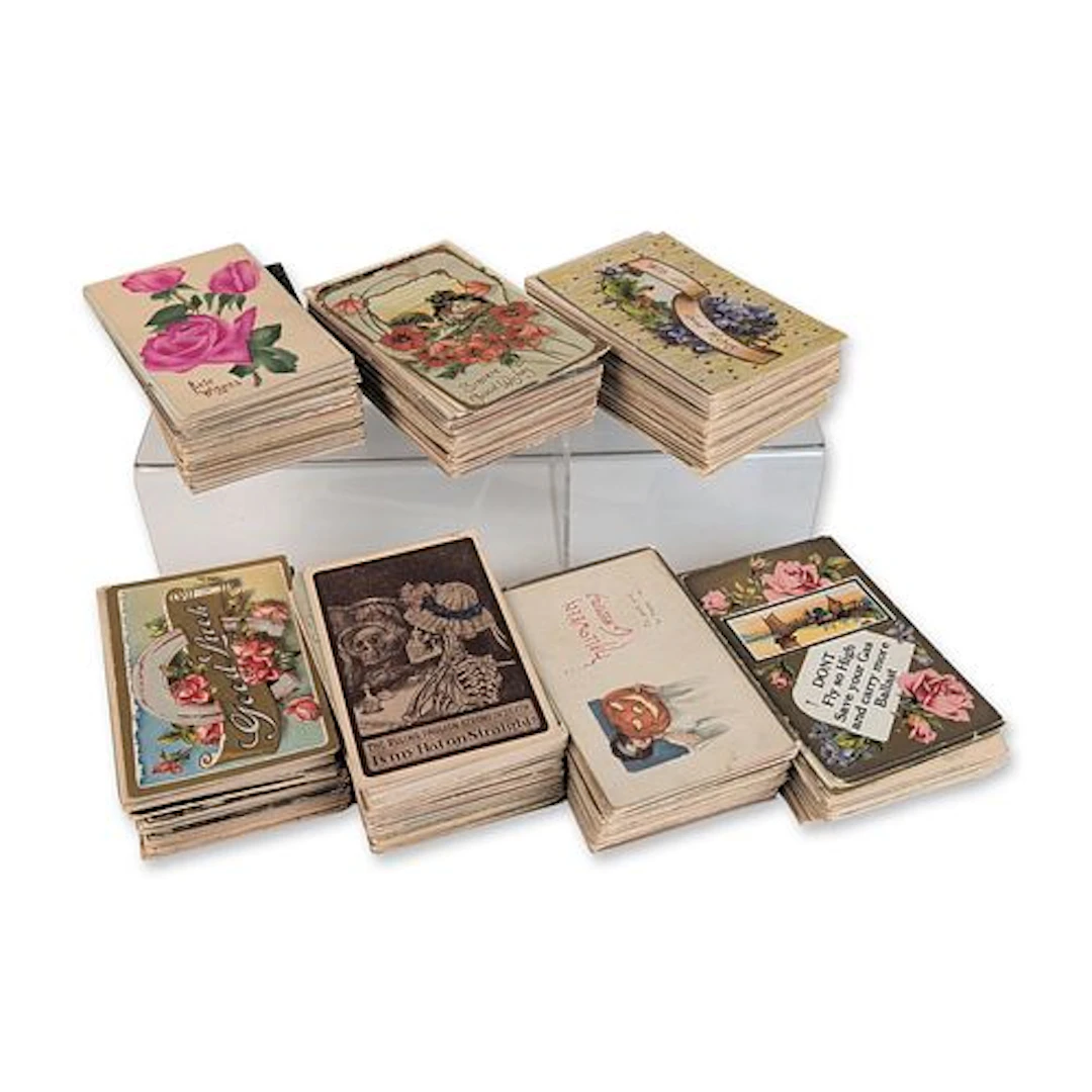 Collection of Early 20th Century Embossed and Novelty Postcards