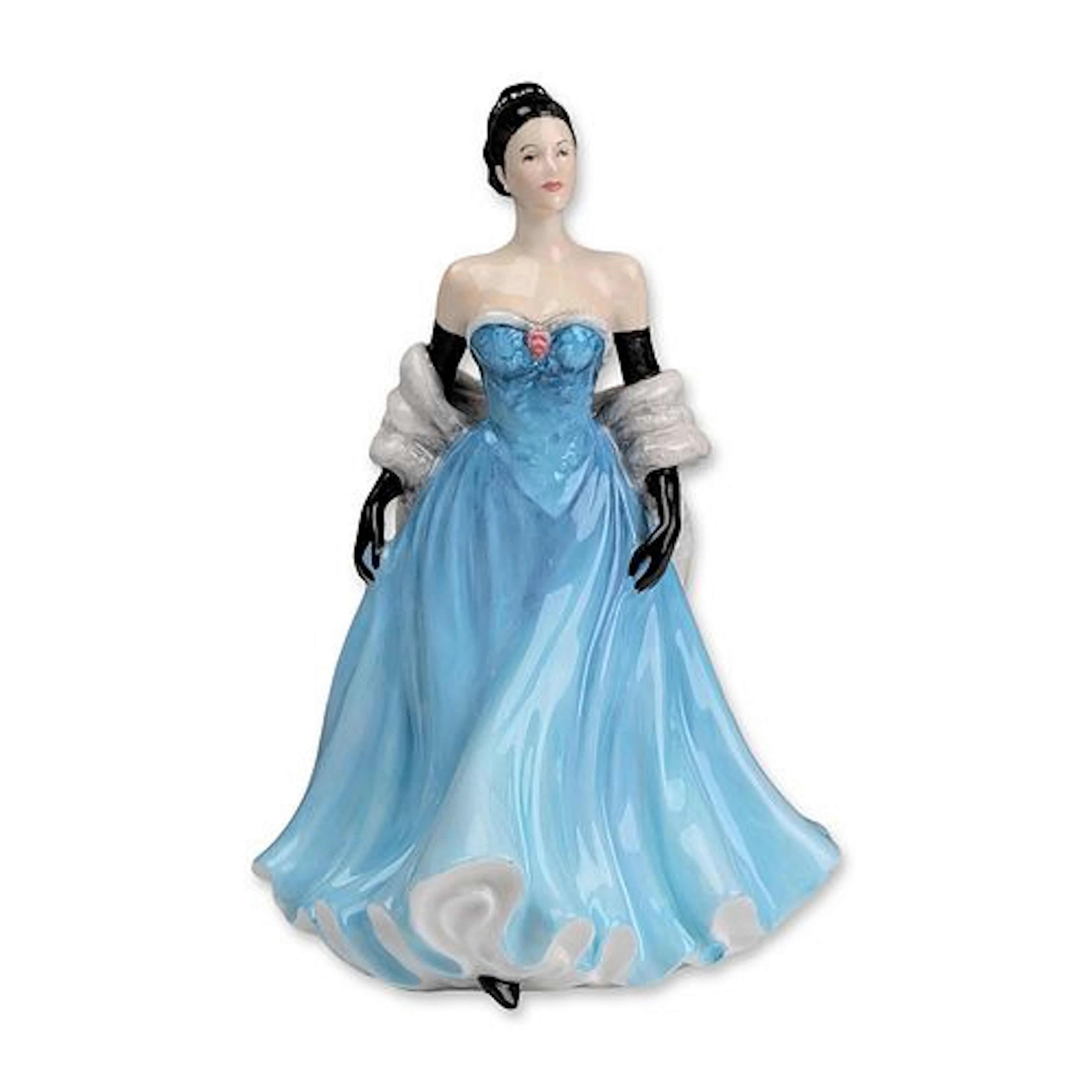 Royal Doulton Prototype Porcelain Pretty Lady in Blue Figurine