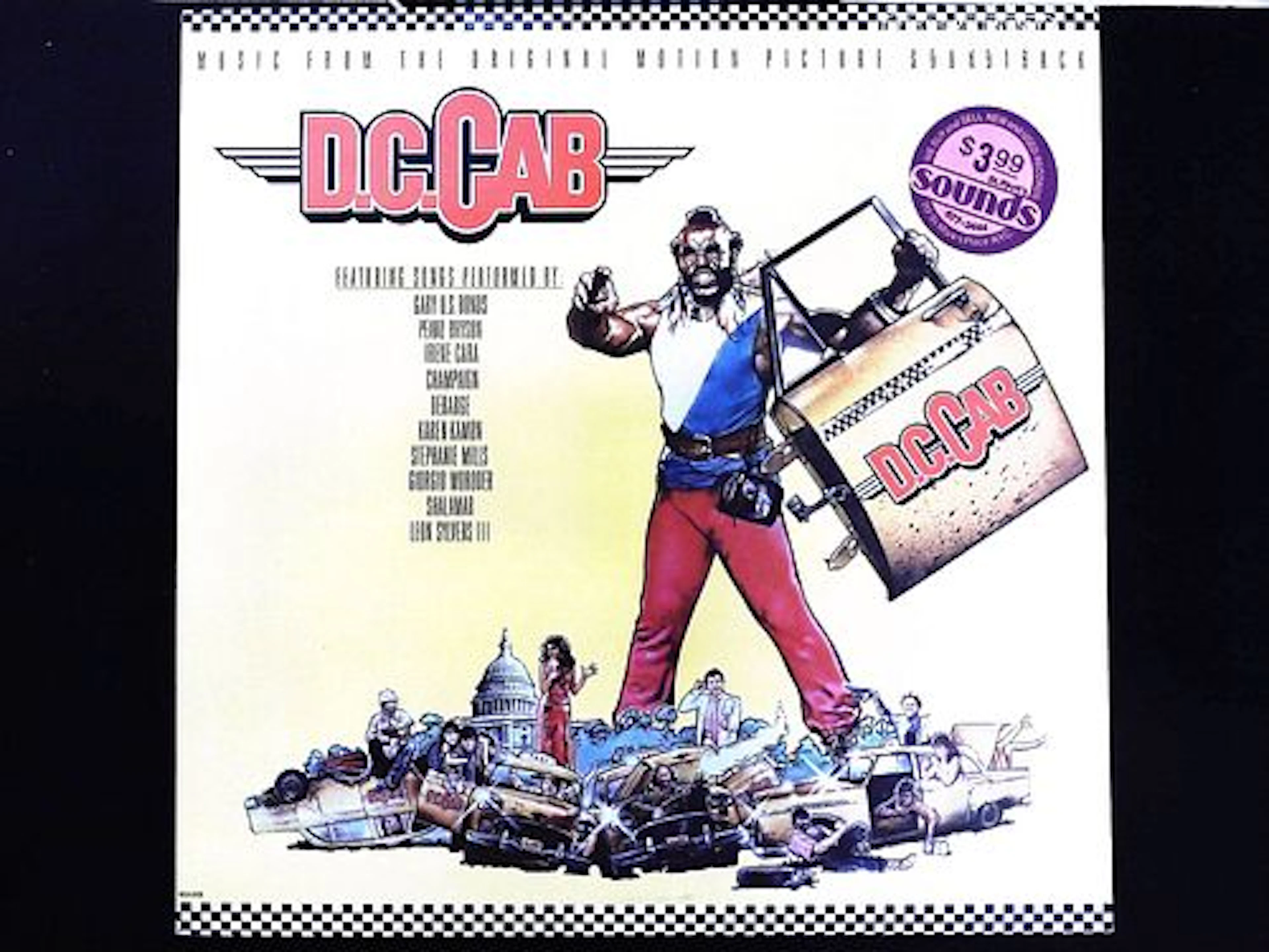 D.C. Cab Music From The Original Motion Picture Soundtrack Vinyl LP MCA-6128