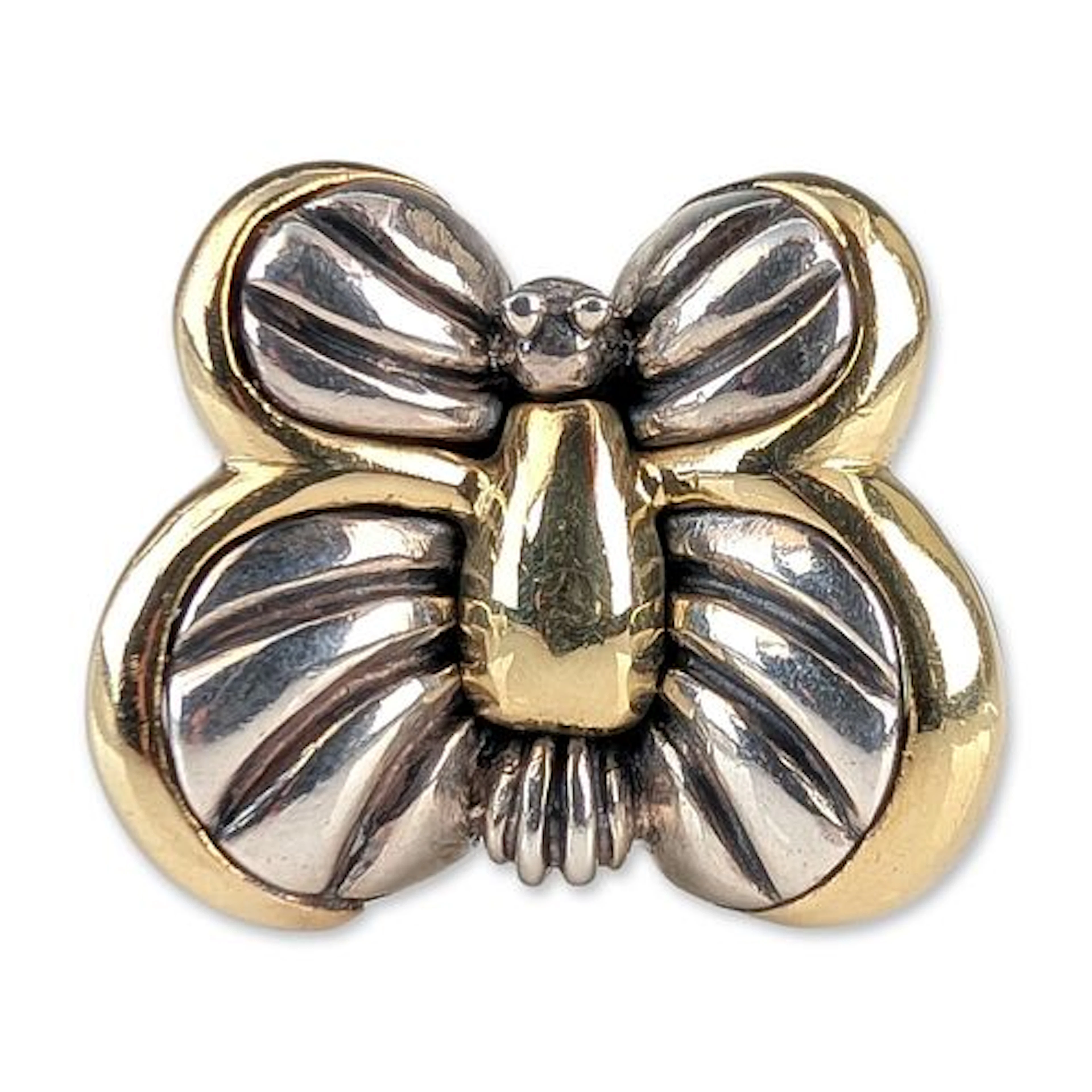 Saint By Sarah Jane Sterling Silver and 18K Gold Betula Butterfly Ring