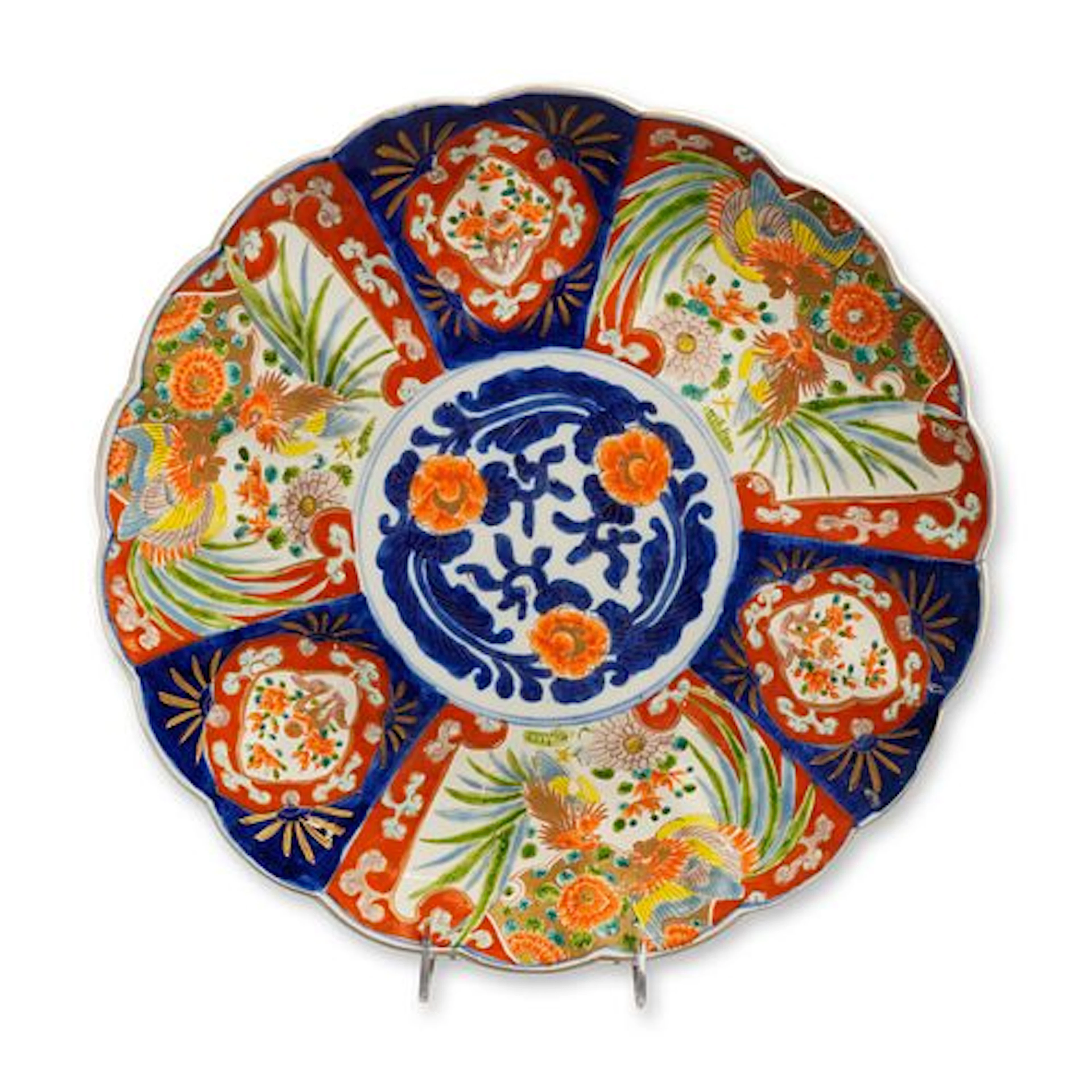 Japanese Imari Porcelain Charger, Meiji Period (19th Century)