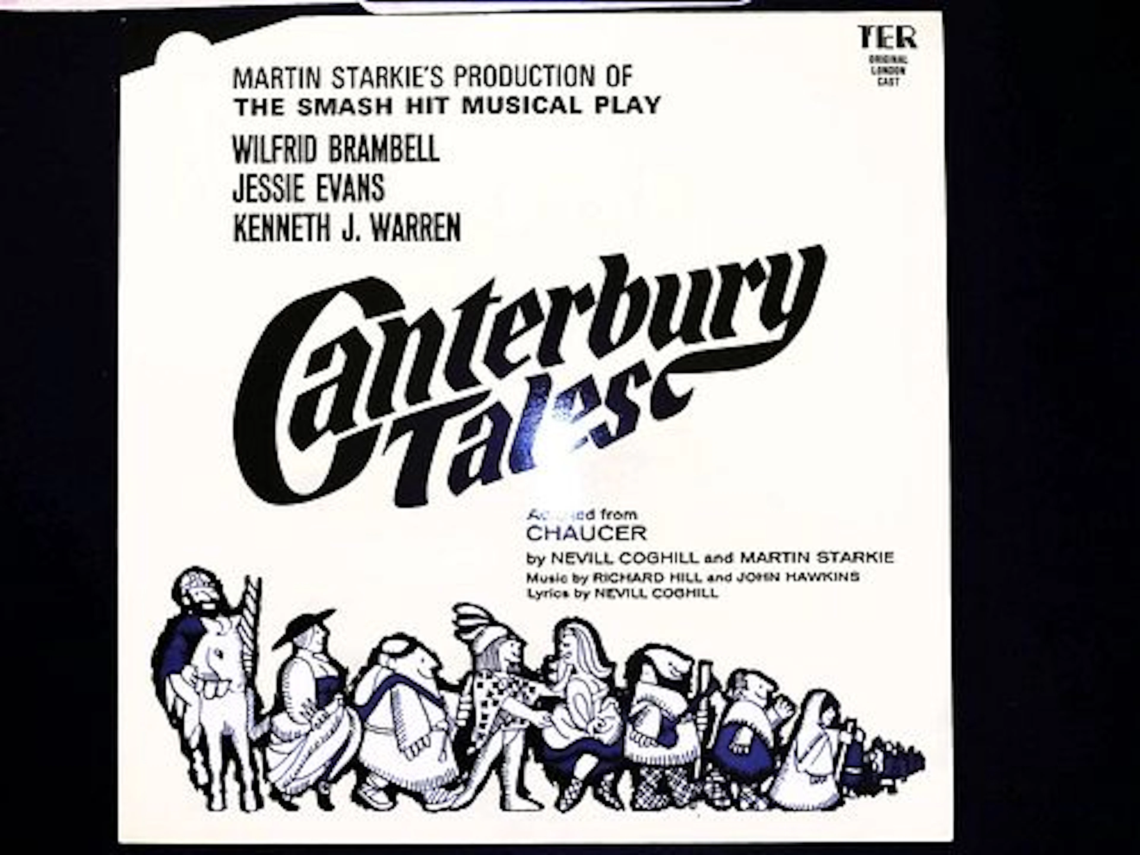 Canterbury Tales Original London Cast Recording Vinyl LP TER 1076