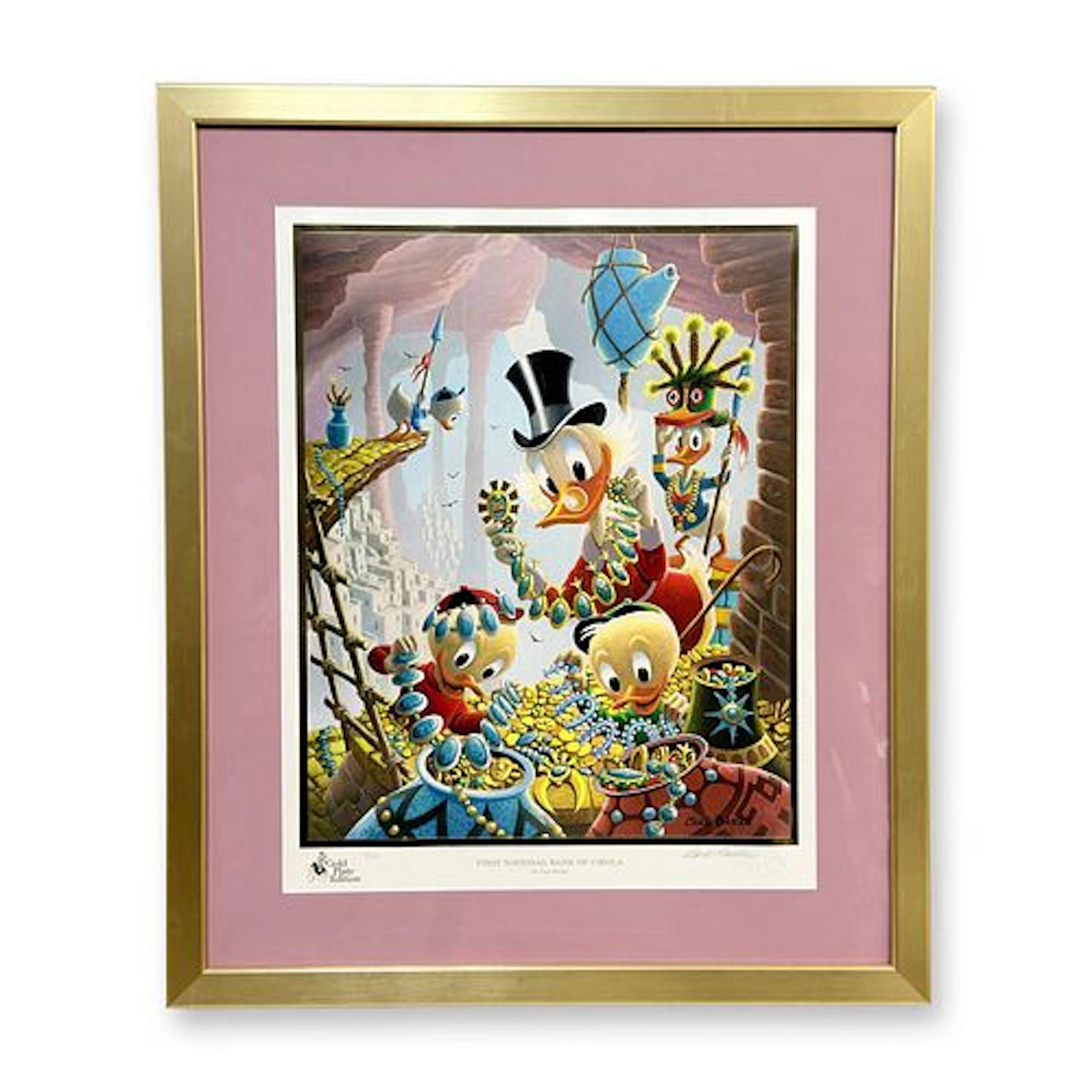 Carl Barks (American 1901-2000) Gold Plate Edition Lithograph, First