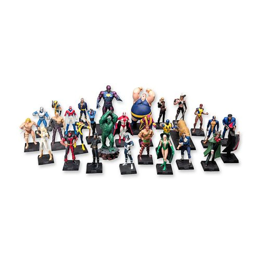 29pc Eaglemoss Marvel Hand Painted Lead Figurine Collection