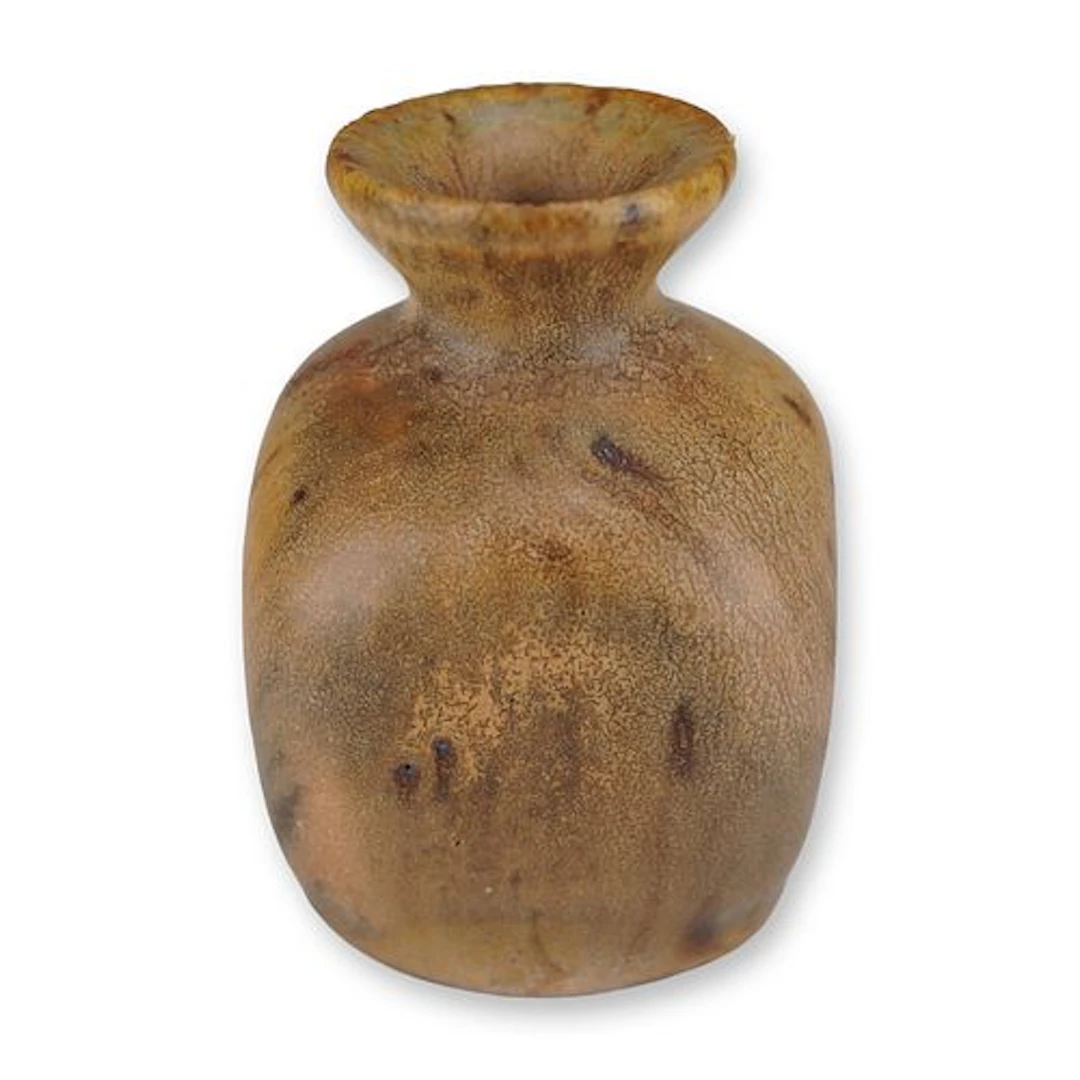 Miniature Glazed Ceramic Bud Vase Studio Pottery