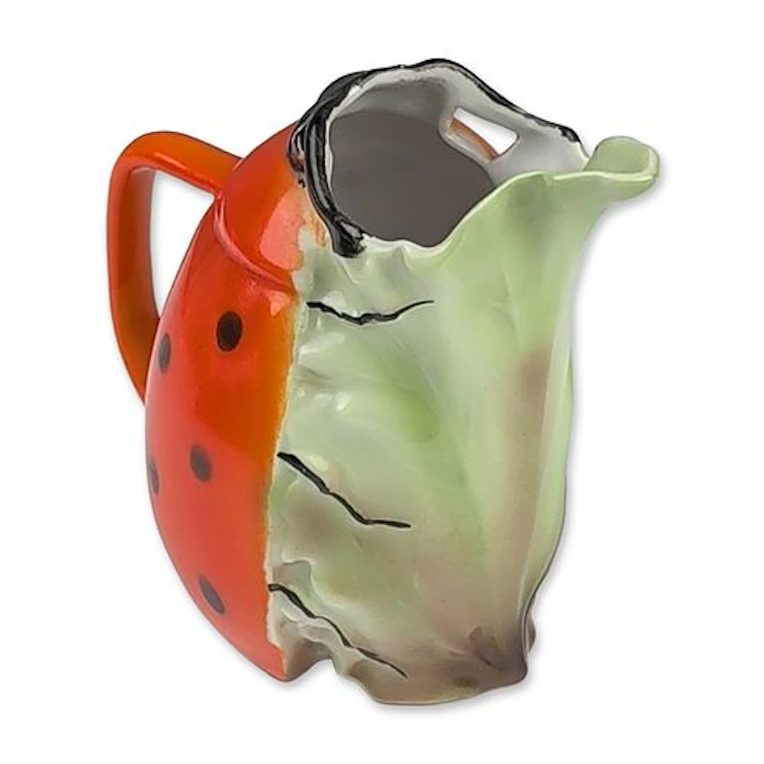 Royal Bayreuth Bavaria Porcelain Ladybug Figurine Creamer