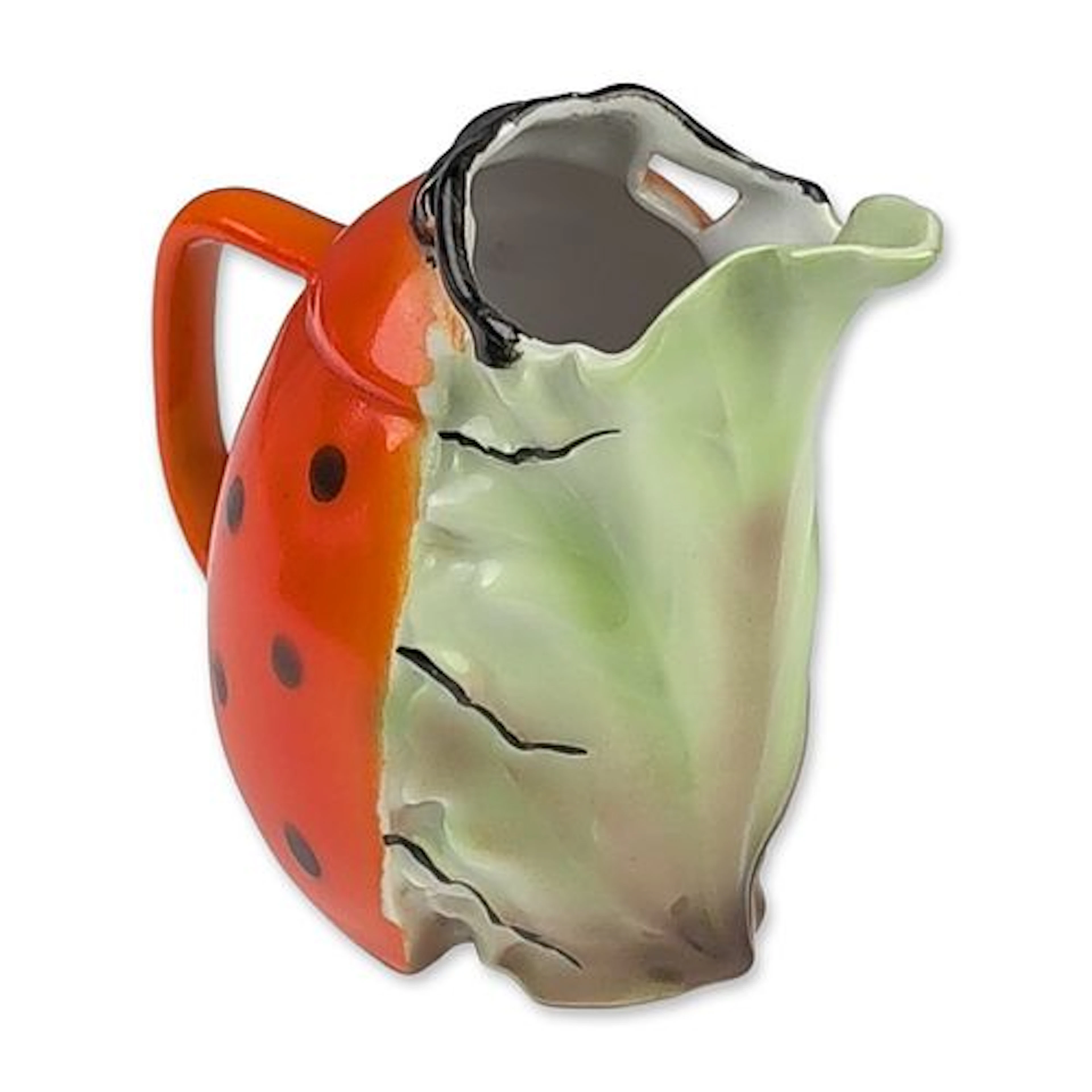Royal Bayreuth Bavaria Porcelain Ladybug Figurine Creamer