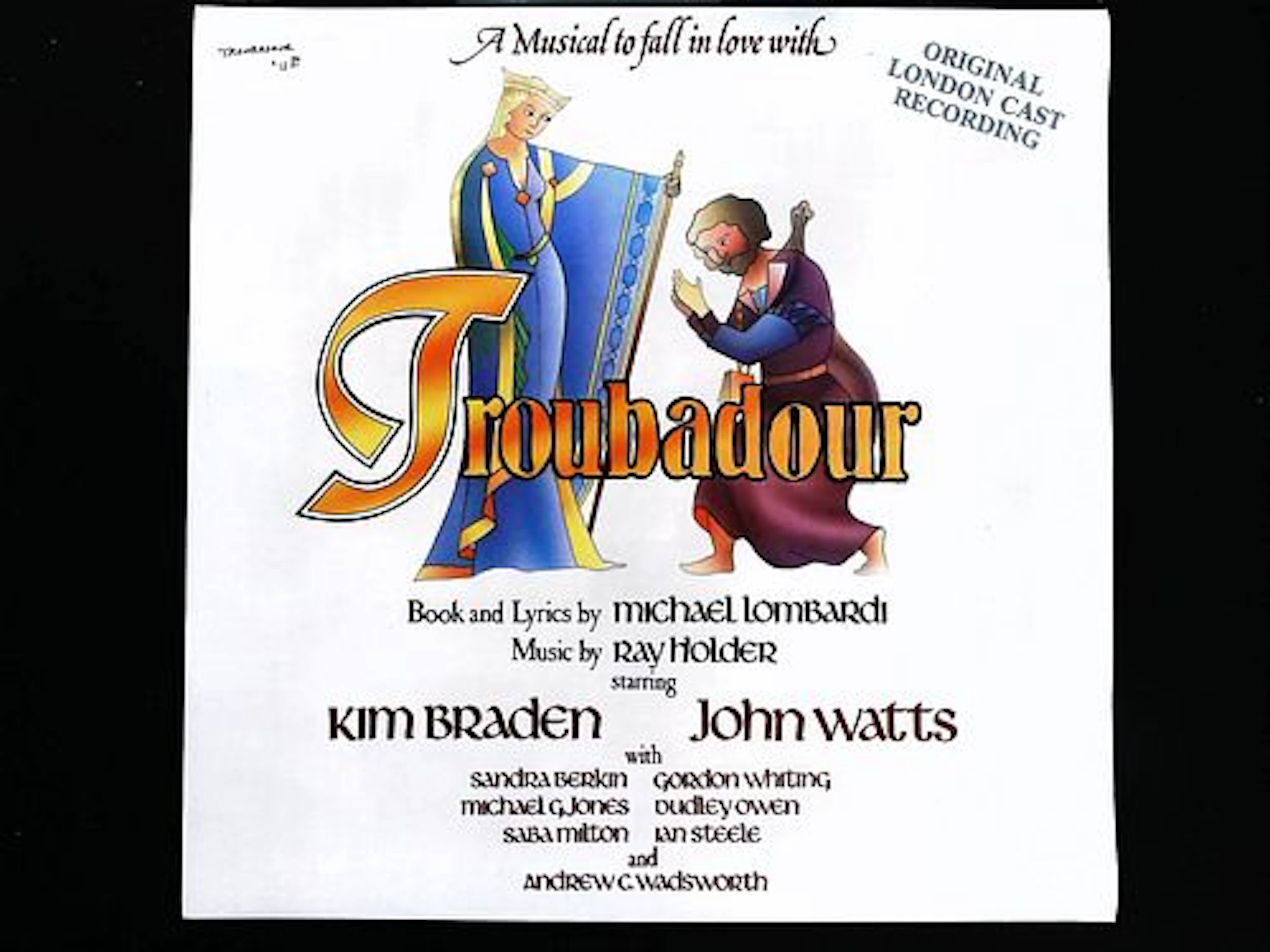 Lombardi & Holder - Troubadour London Cast Lyntone Records 1979