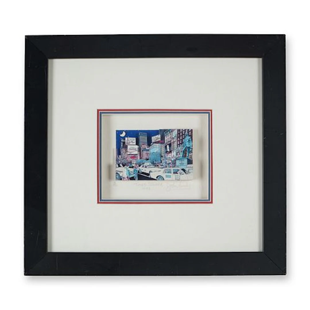 John Suchy, Times Square 3D Pop Art, Signed and Numbered