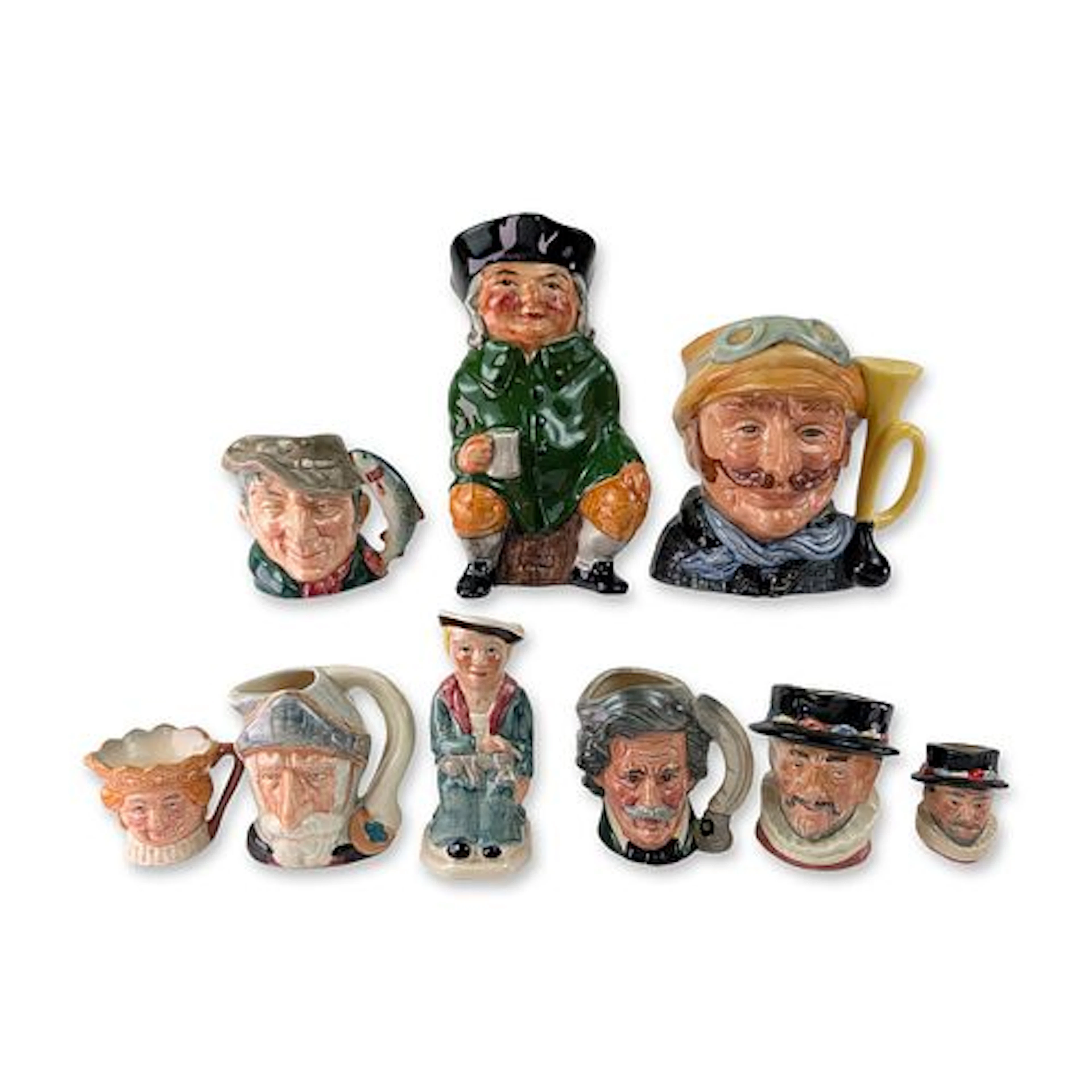Collection of Royal Doulton and Wood and Sons Ceramic Figurines