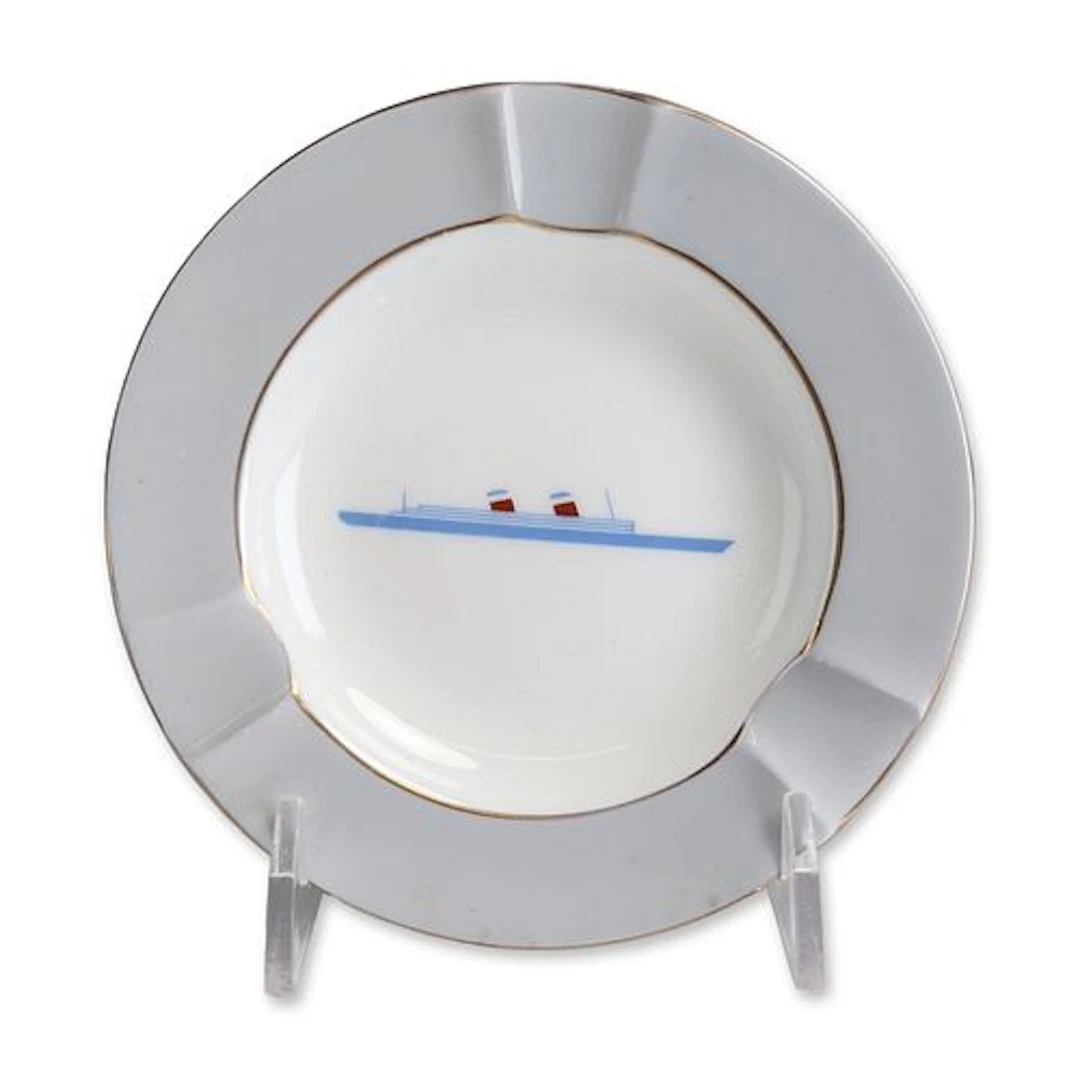 Wedgwood Ocean Liner Bone China Ashtray