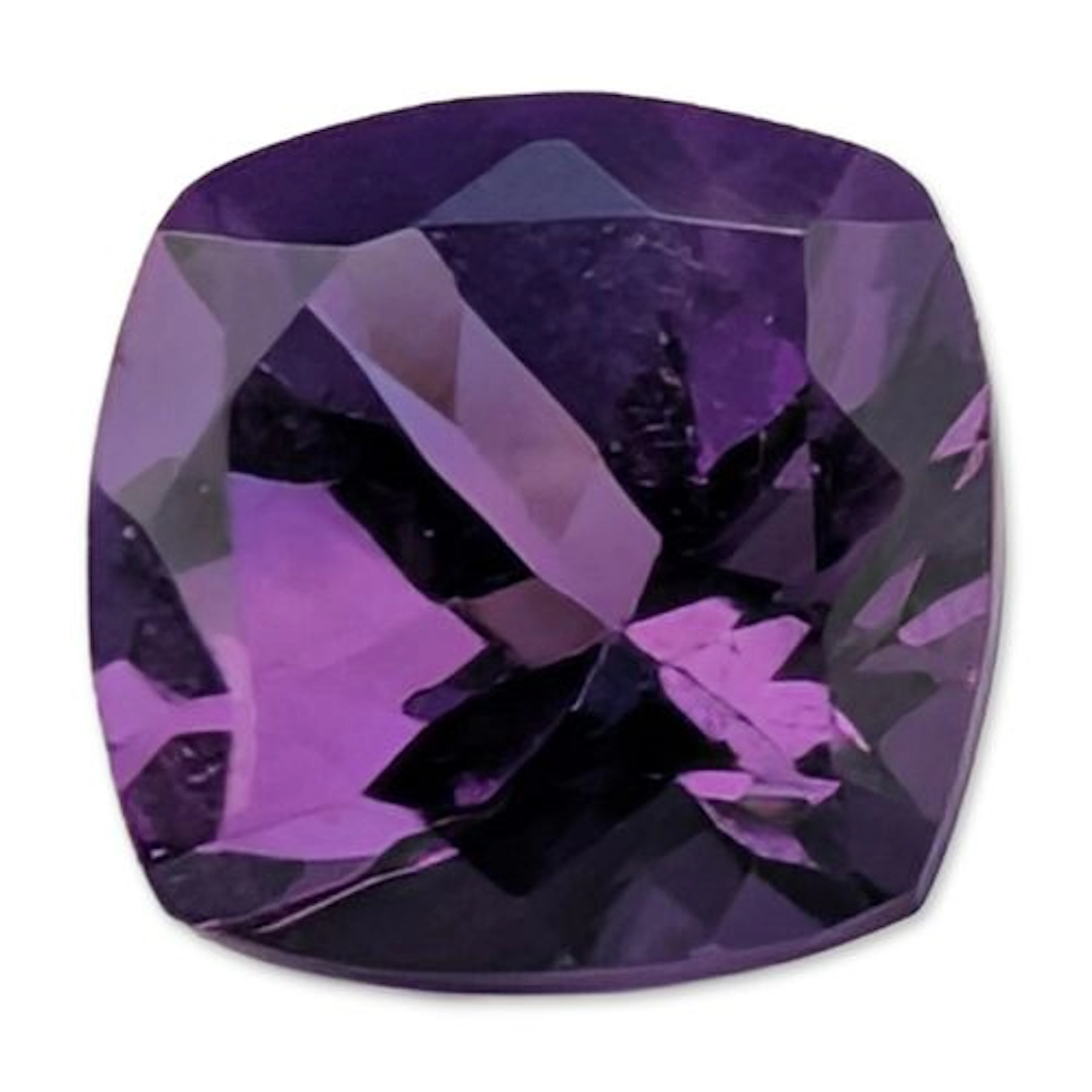 Cushion Cut Amethyst Loose Gemstone