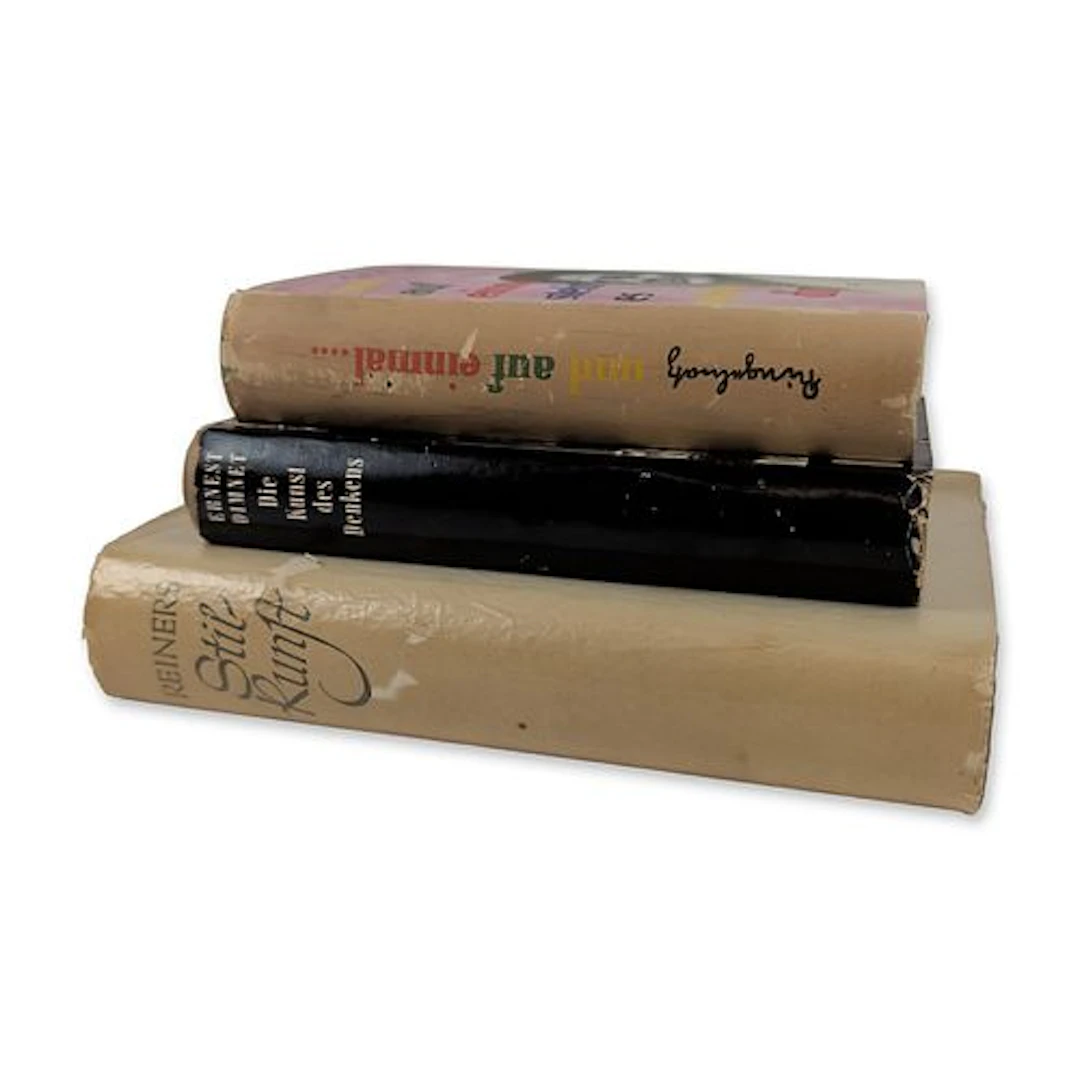 3 German Mid-Century Hardcover Books