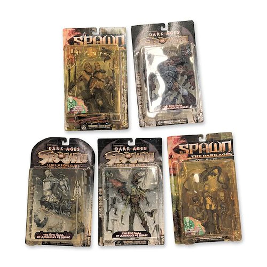 5pc McFarlane Toys Spawn The Dark Ages Action Figure Group
