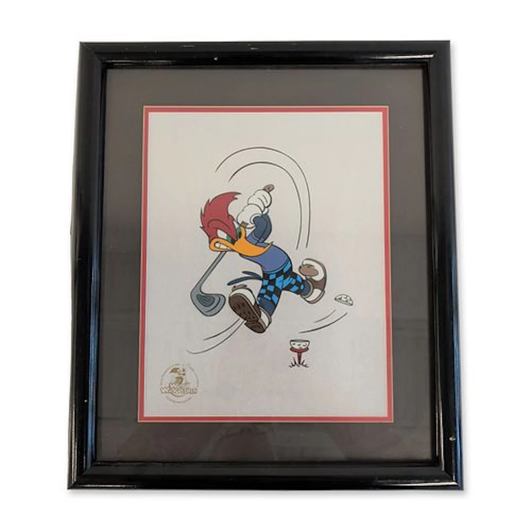 MCA Universal Woody Woodpecker Mean Slice Limited Edition Sericel w/ COA