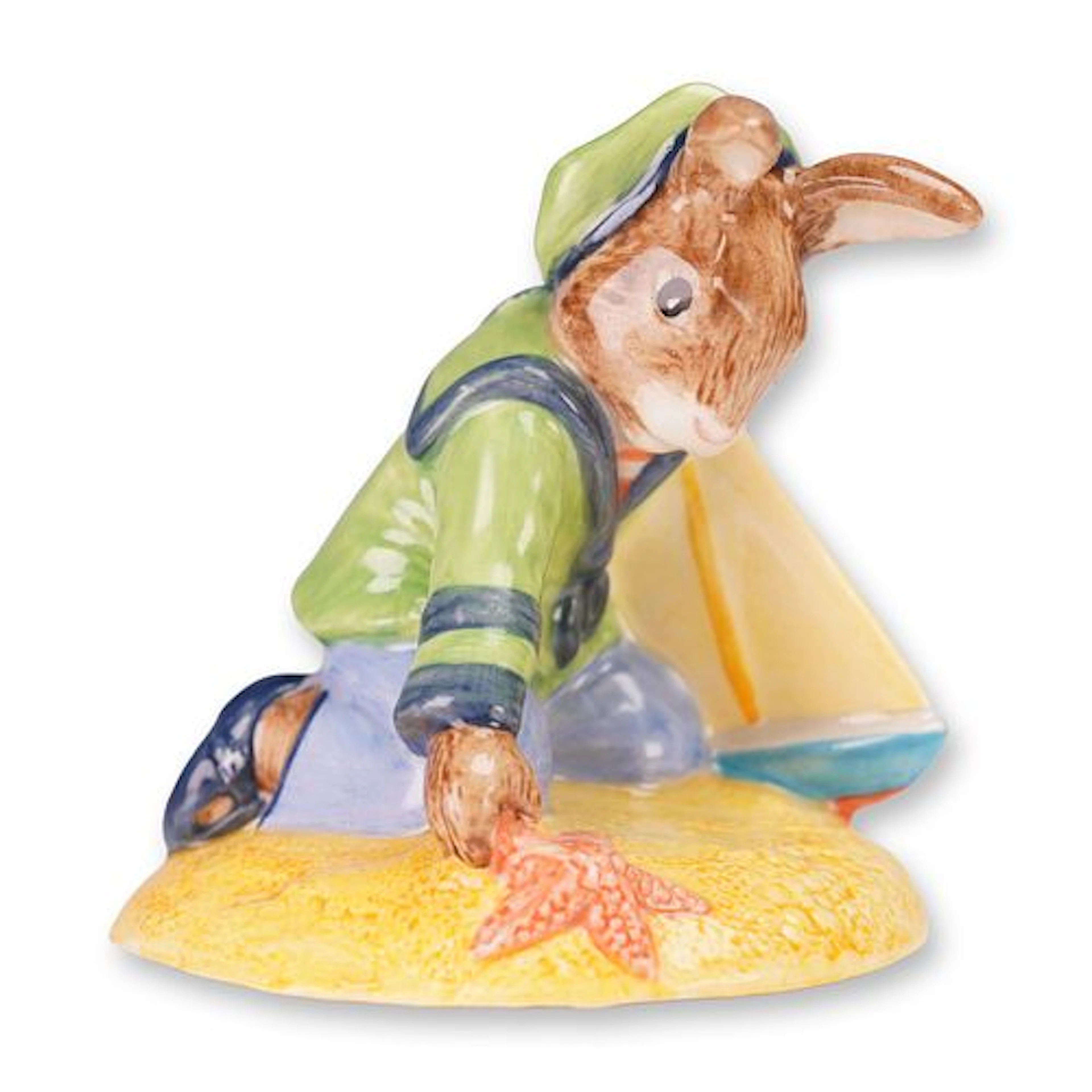 Royal Doulton Green Colorway Bunnykins Figurine, Sailor DB166