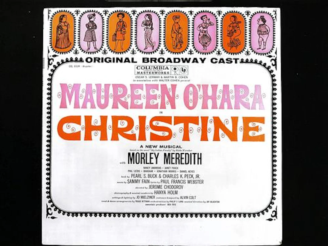 Maureen O'Hara in Christine Original Broadway Cast Recording Columbia